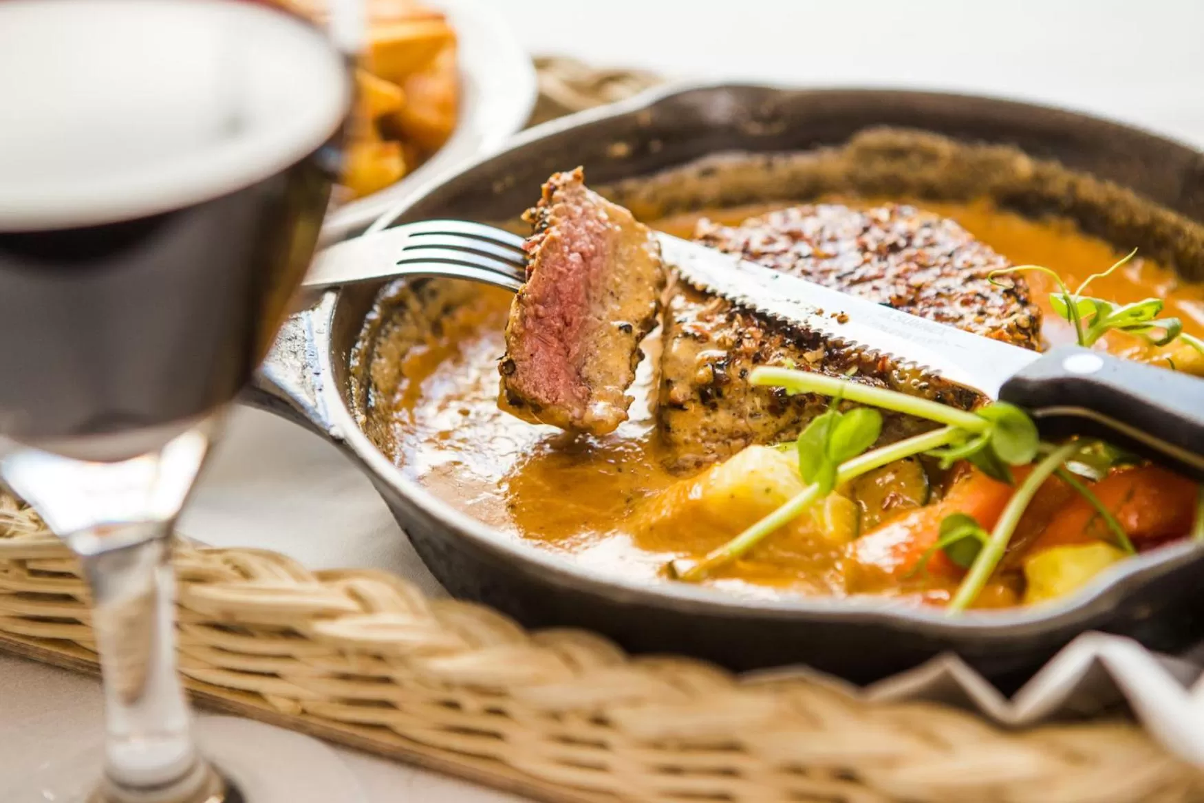 Food close-up in Hotel Amado