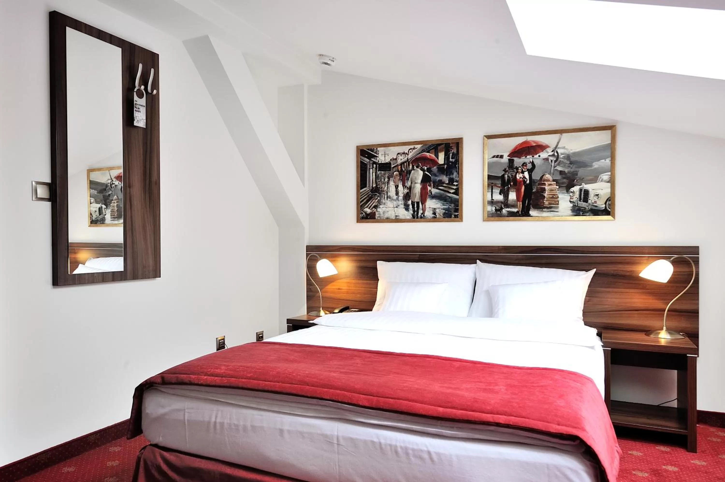 Bedroom, Bed in Hotel Centrum Sosnowiec