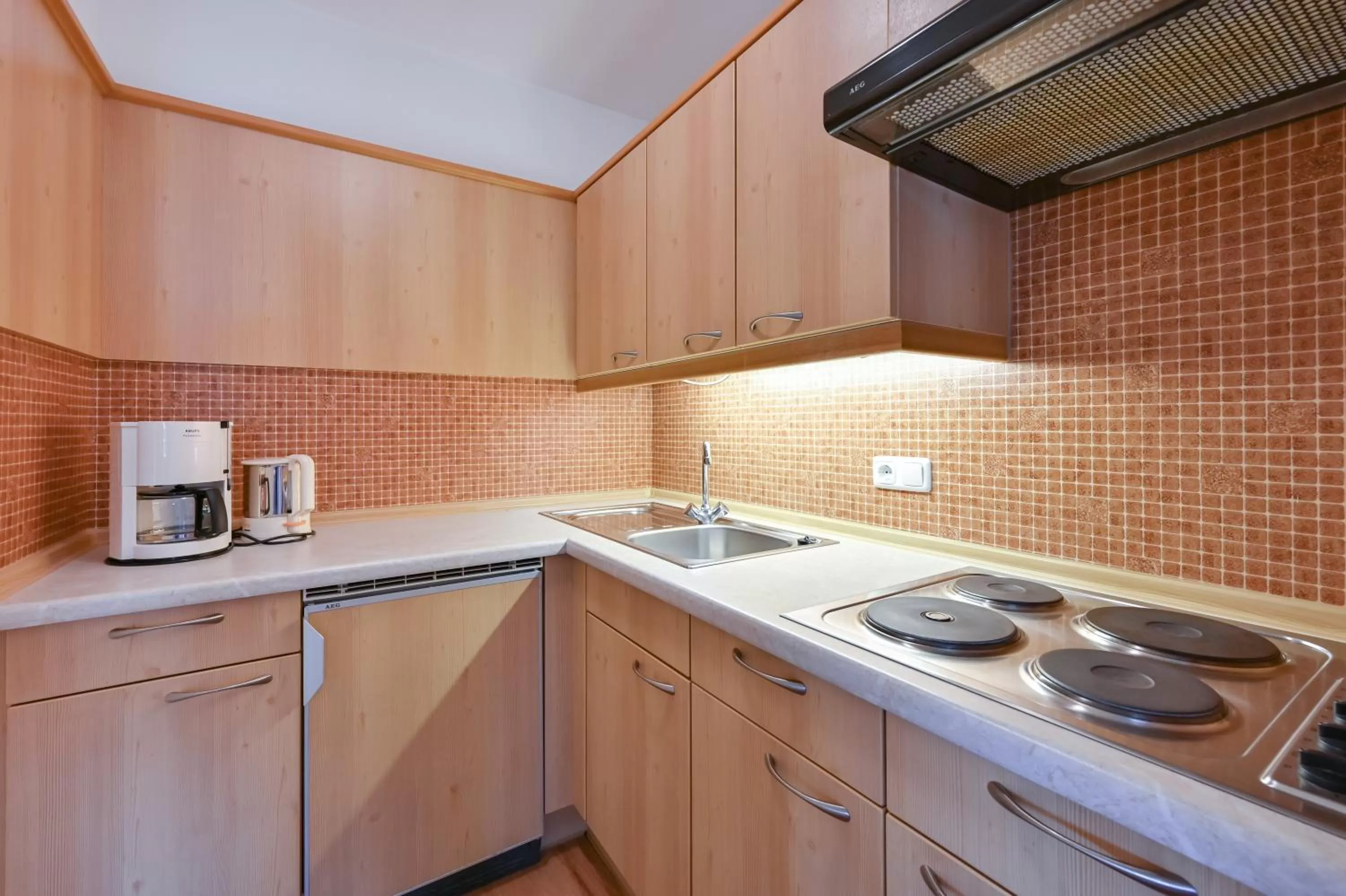 Kitchen or kitchenette in Landhaus Grobert