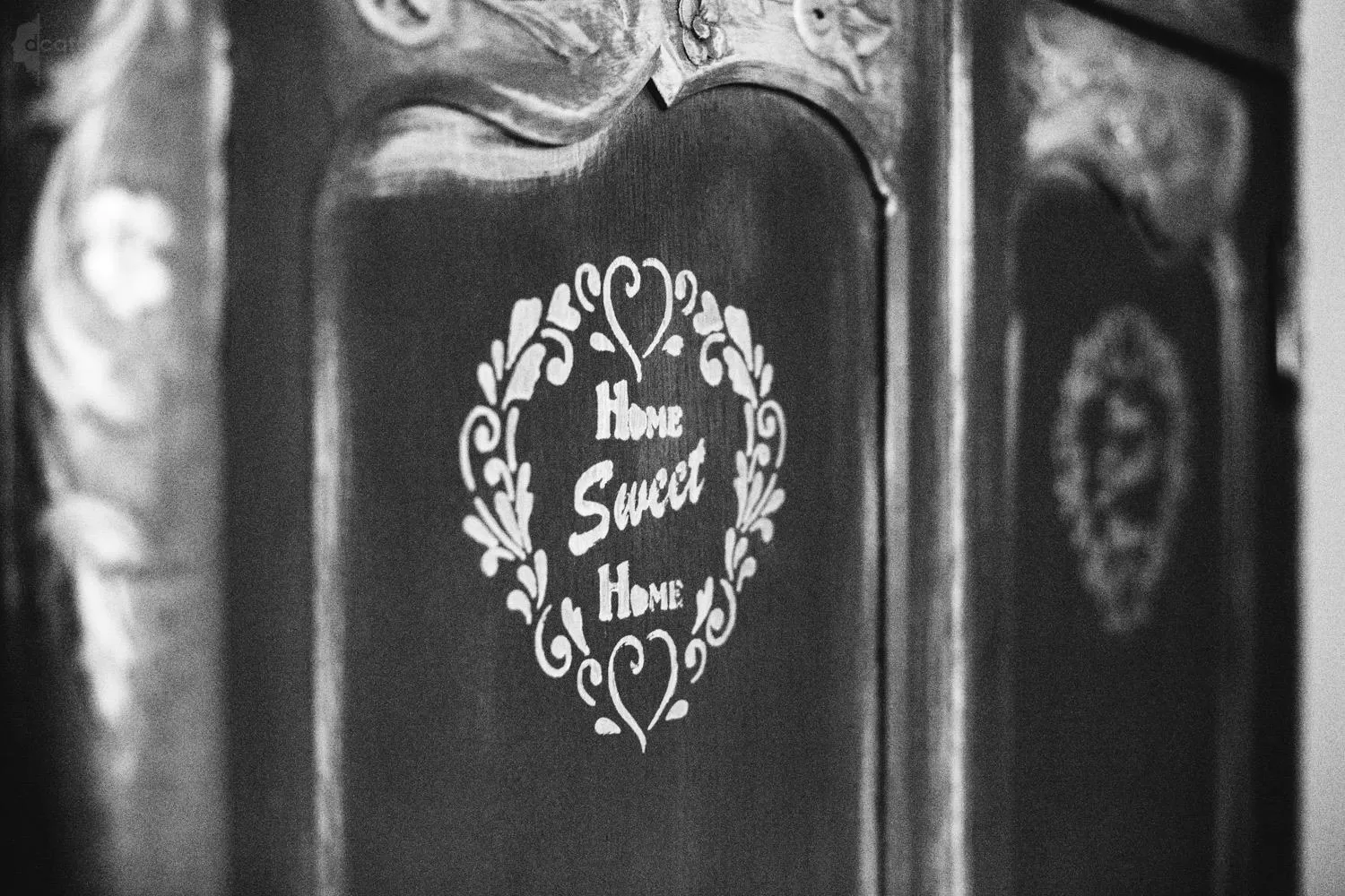 Decorative detail in Villa Scilla e Cariddi