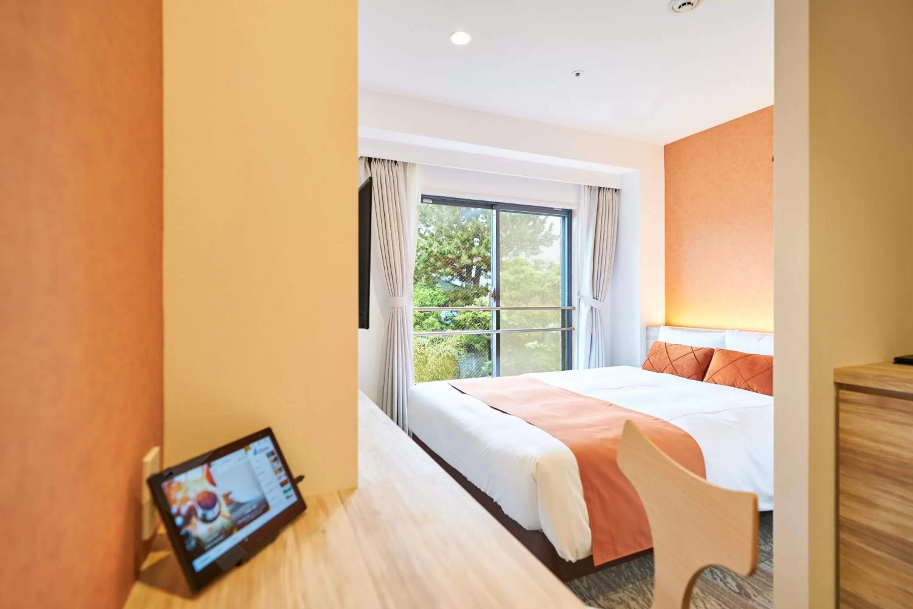 Photo of the whole room, Bed in WeBase KAMAKURA