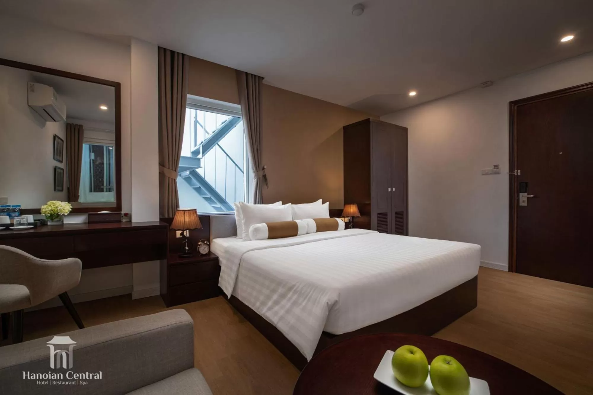 Photo of the whole room, Bed in Hanoian Central Hotel & Spa