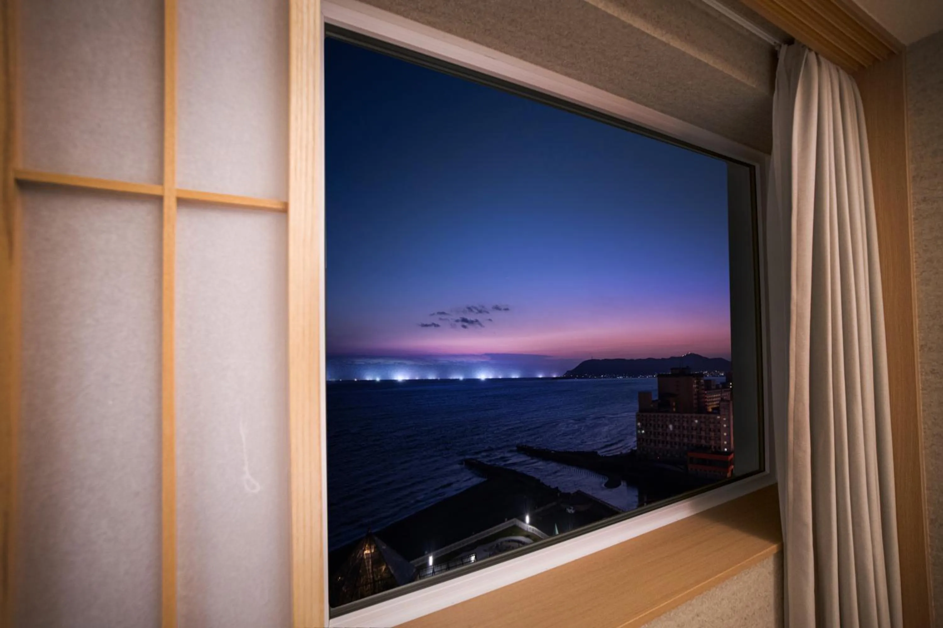 Sea view in Hakodate Yunokawa Onsen Umi to Akari Hewitt Resort