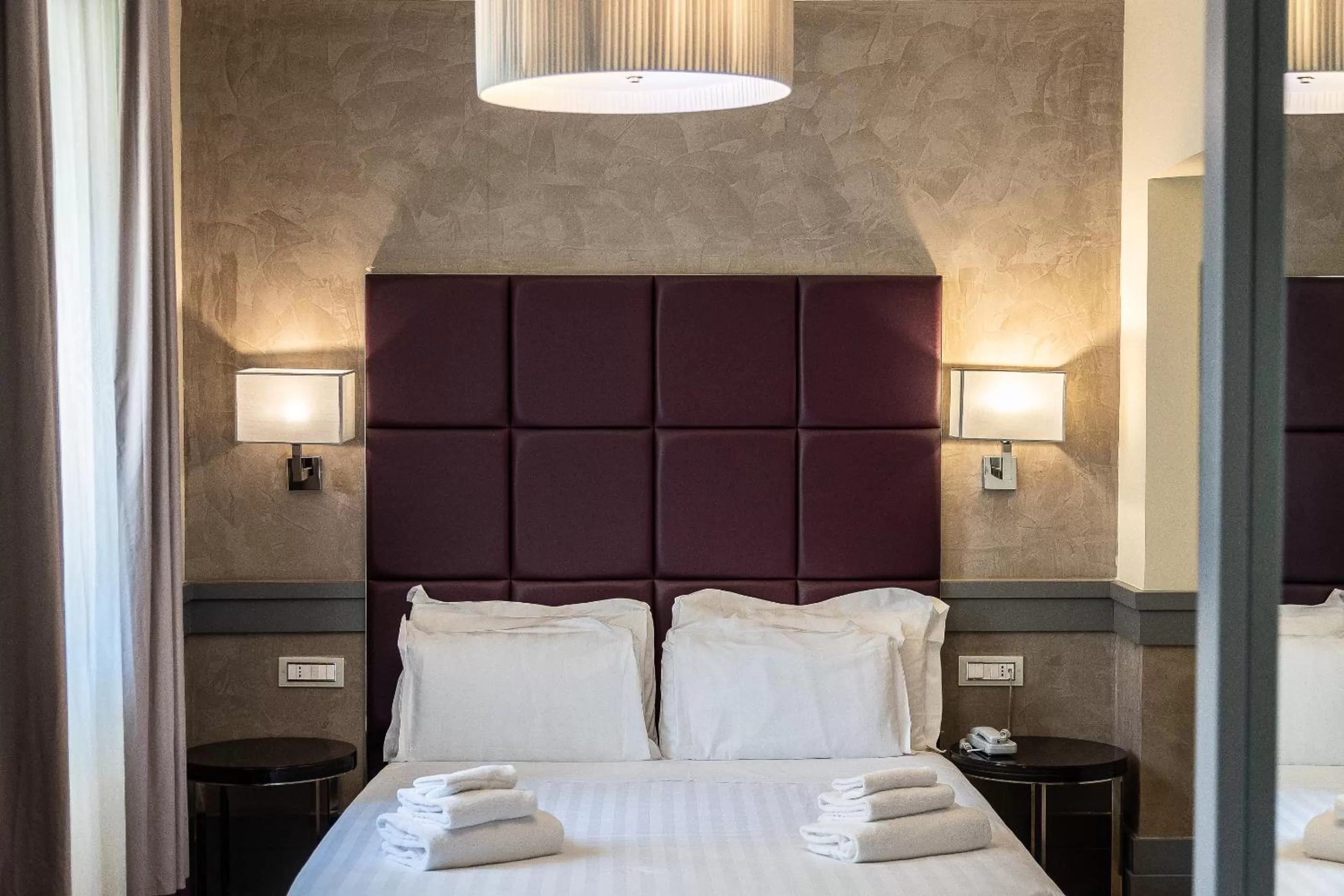 Bed in Hotel Castellino Roma
