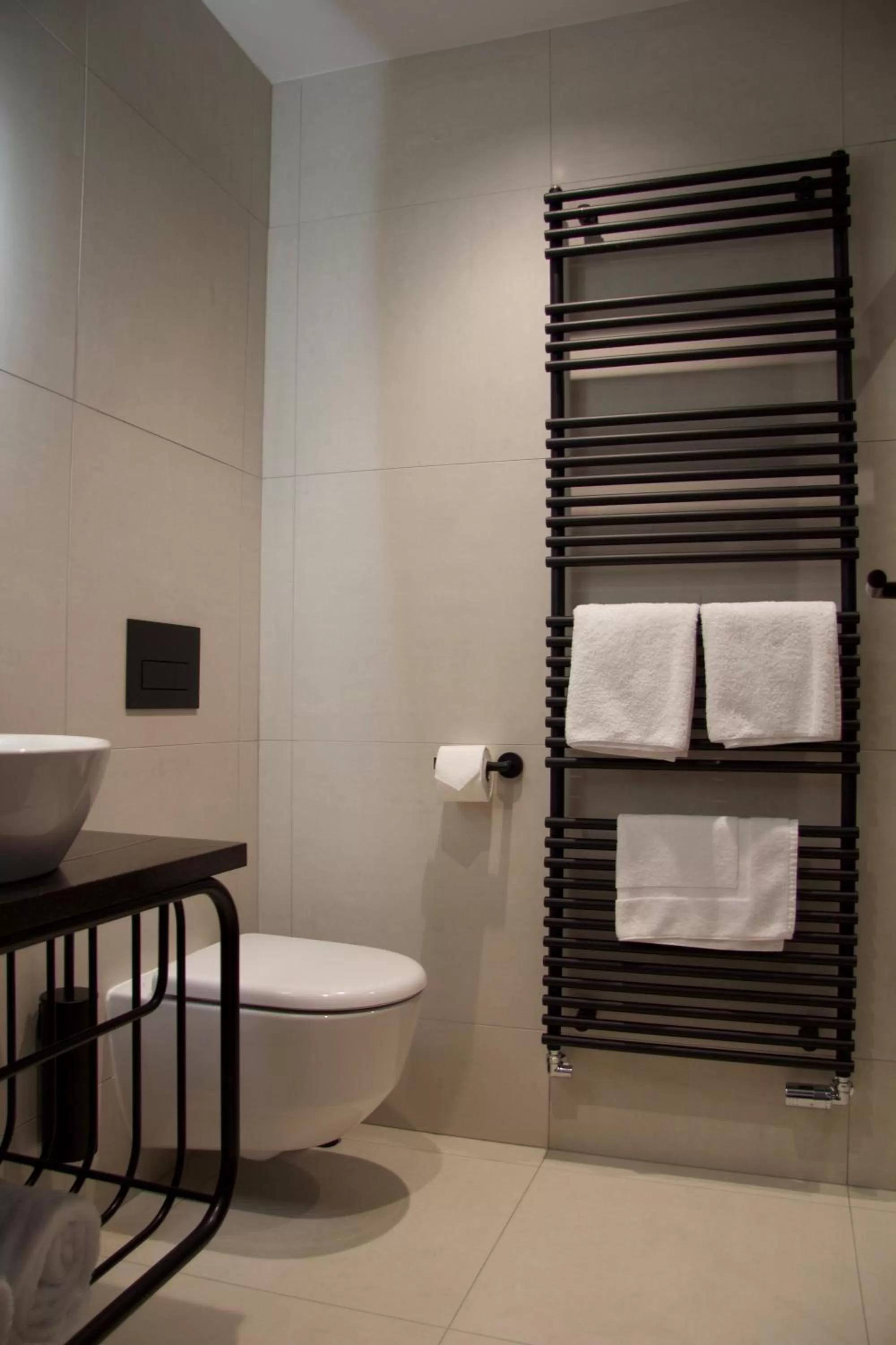 Shower in Chevron Hotel