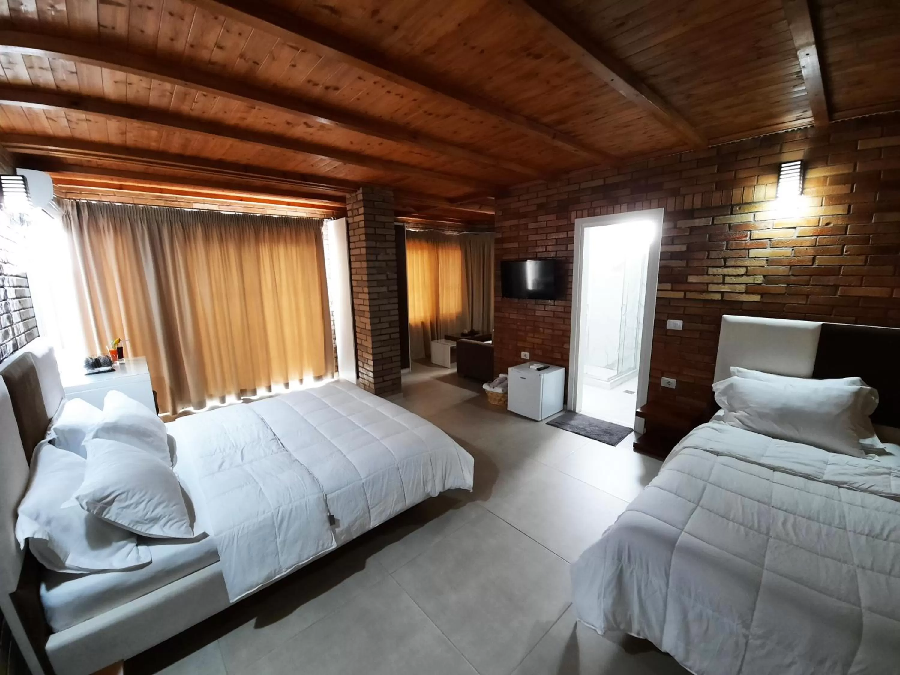 Bed in Hotel Piccolino