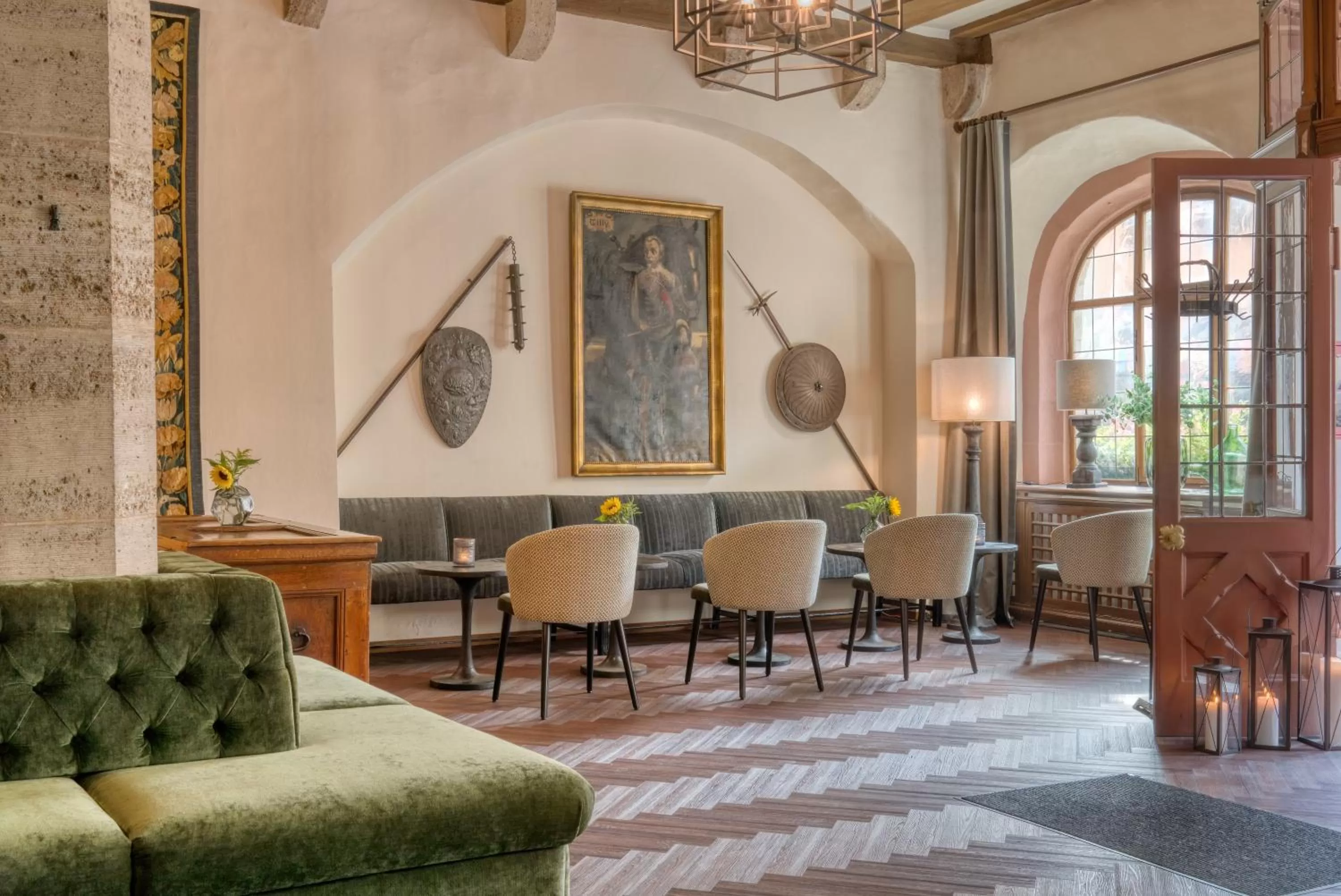 Lobby or reception in Hotel Eisenhut