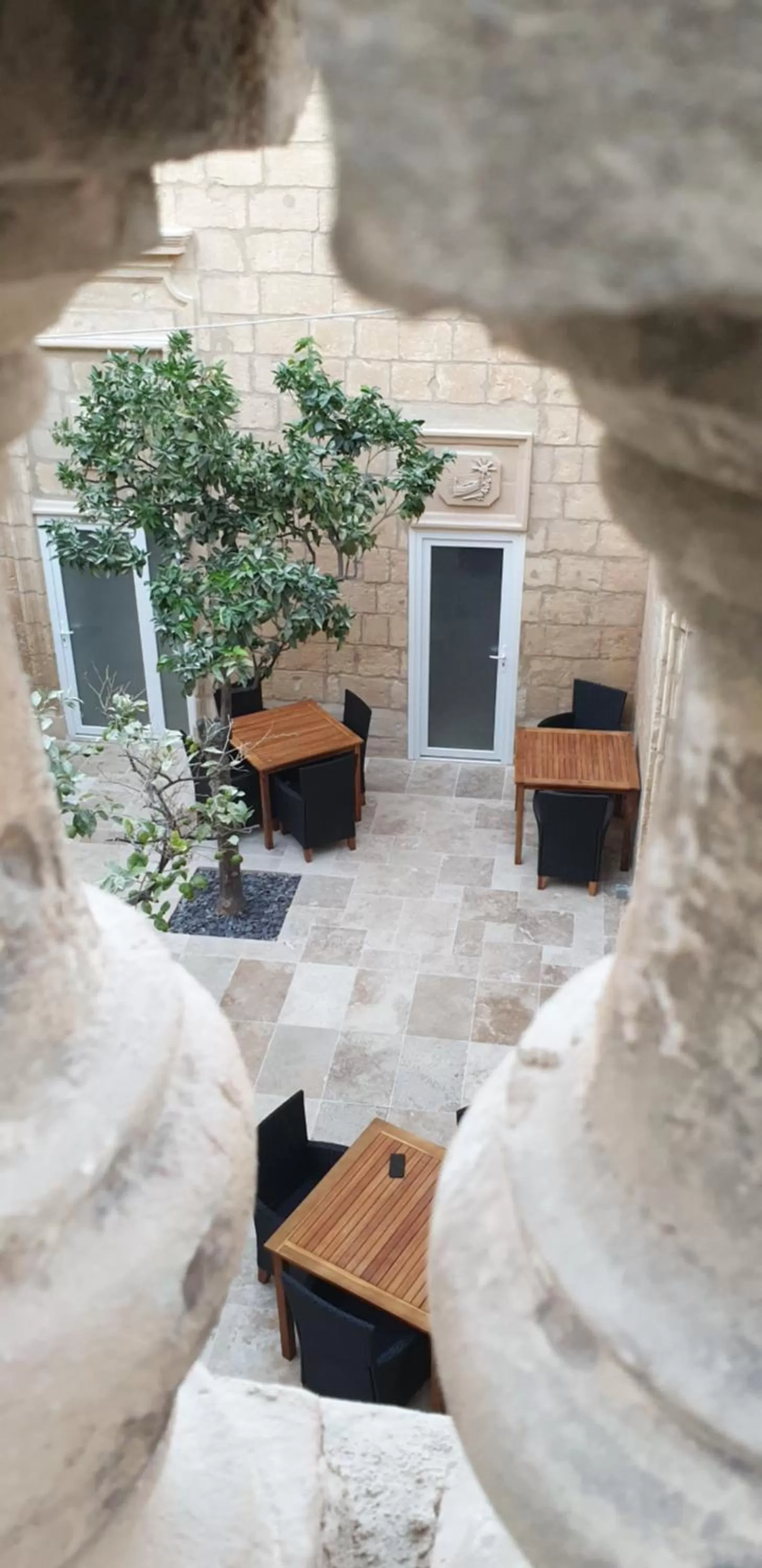 Patio in Palazzo Pisani Malta Boutique and SPA