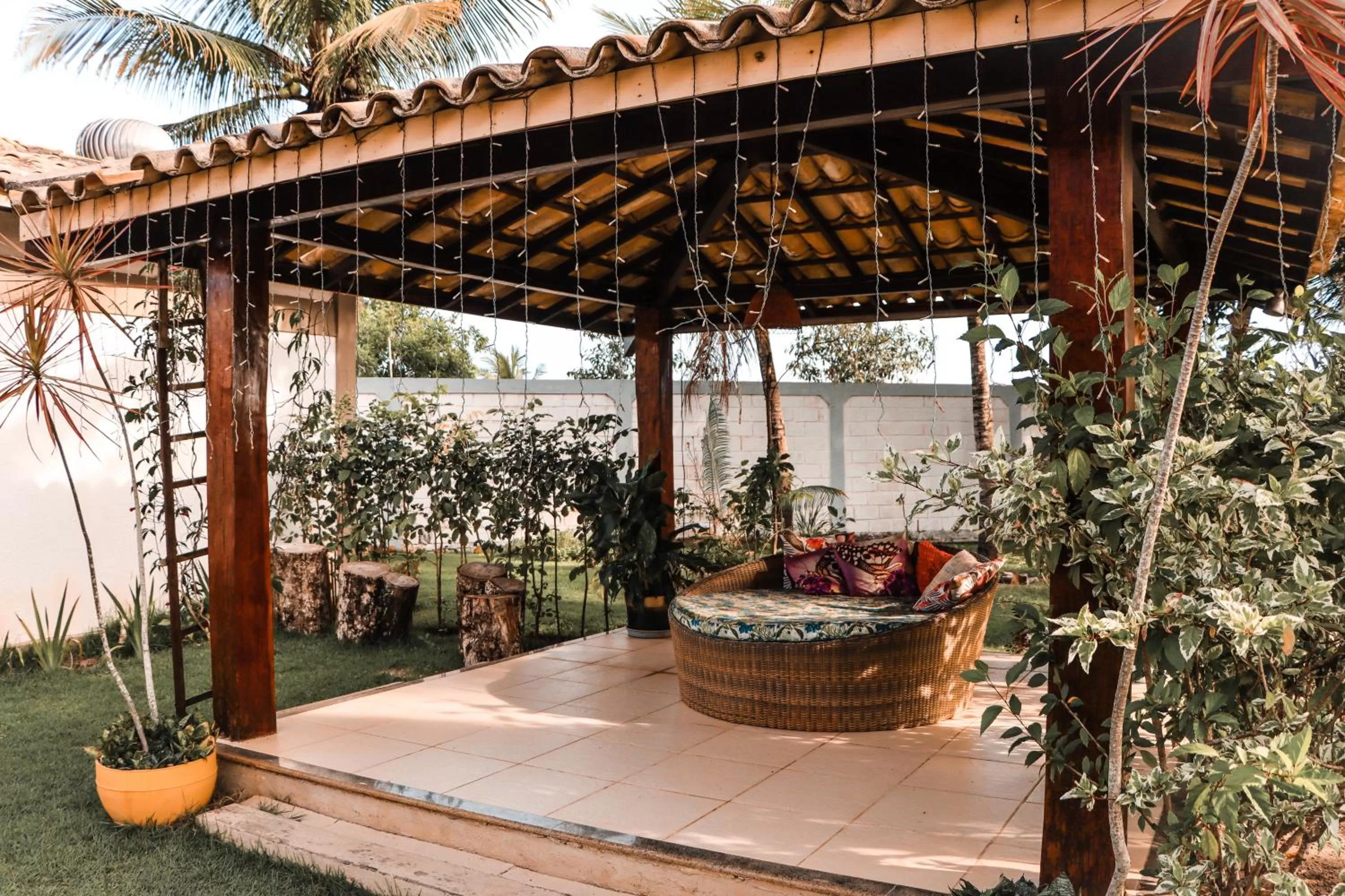 Garden in Pousada e Chale Porto Paraiso