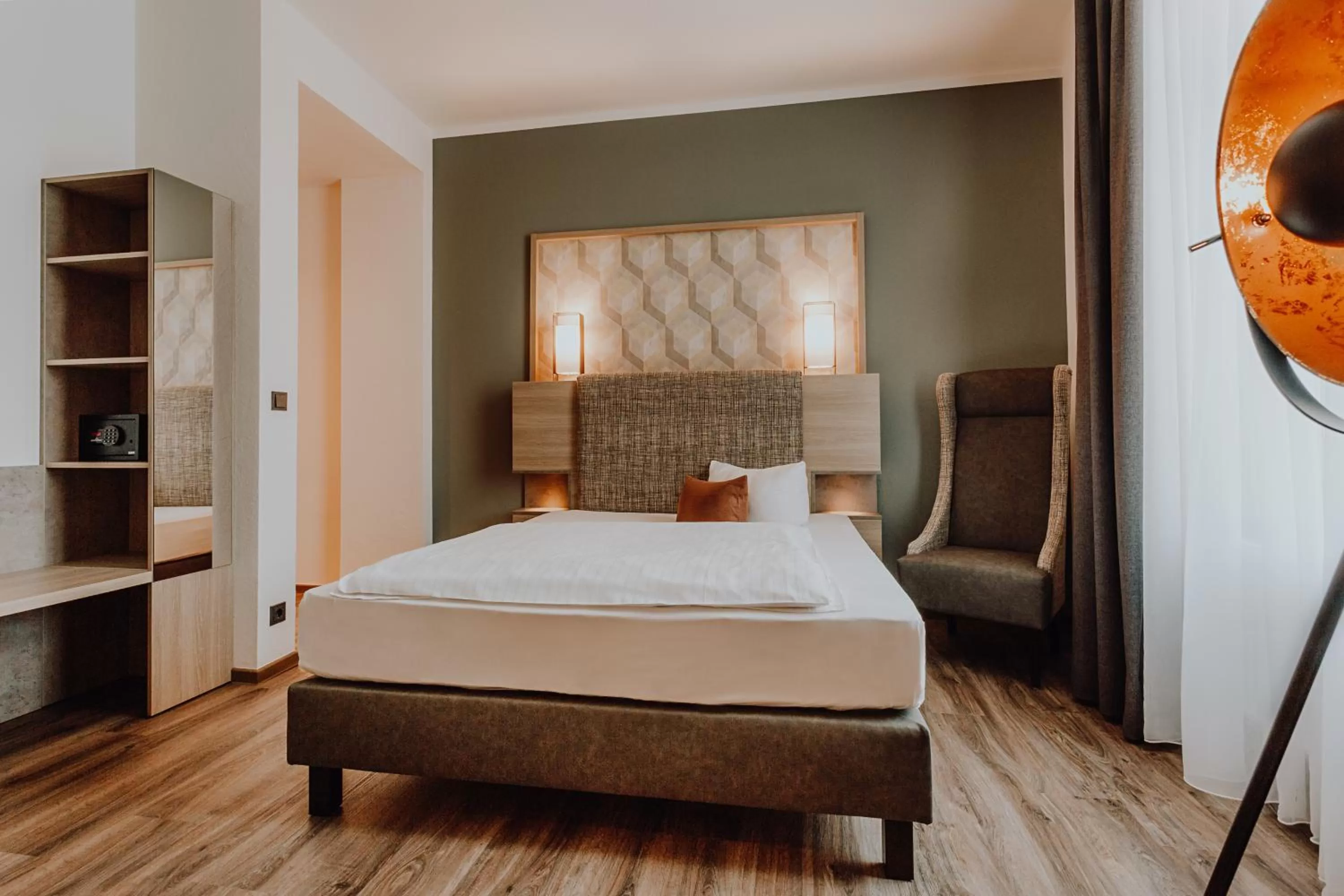 Bed in Hotel Westerkamp