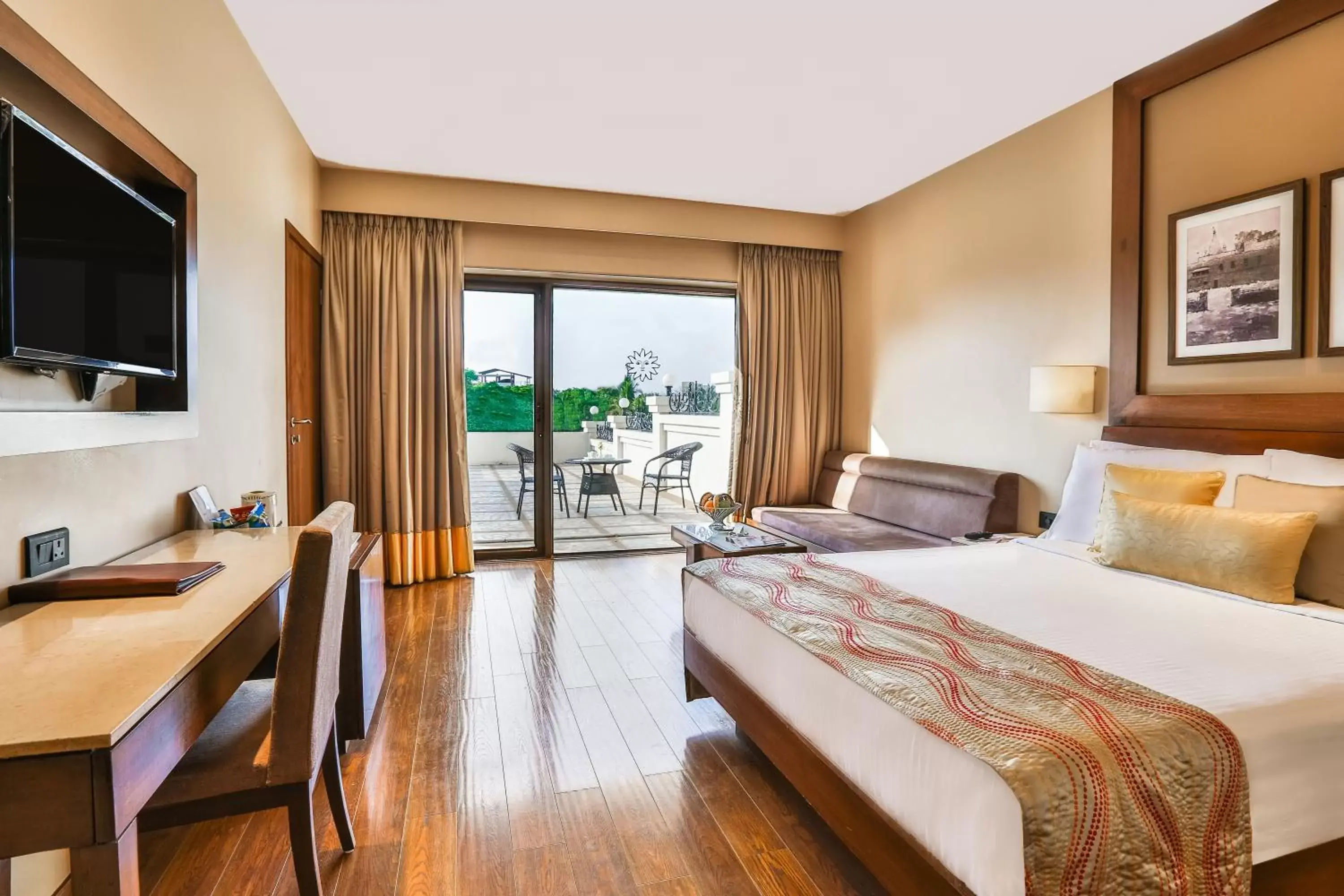 Grande Room with Patio Access - single occupancy in Sun-n-Sand Shirdi Grande Room with Patio Access - single occupancy in Sun-n-Sand Shirdi