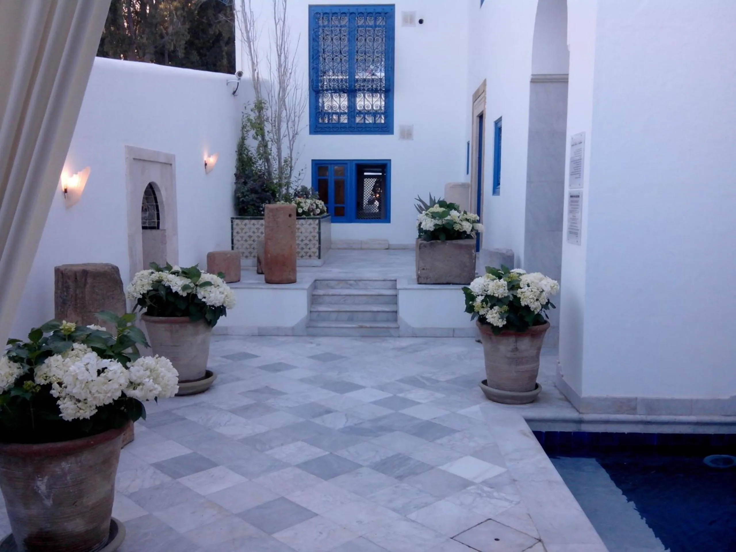 Facade/entrance in La Villa Bleue-Sidi Bou Said