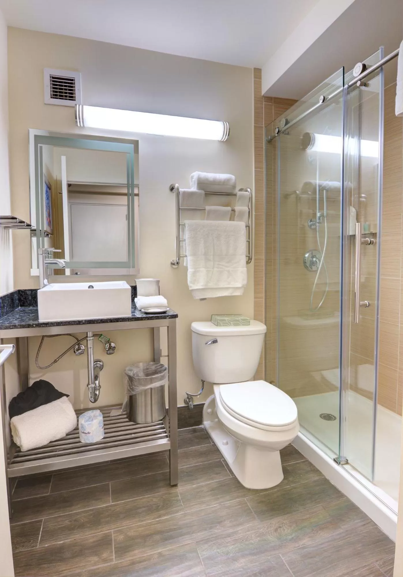 Bathroom in Guy Harvey Resort on Saint Augustine Beach