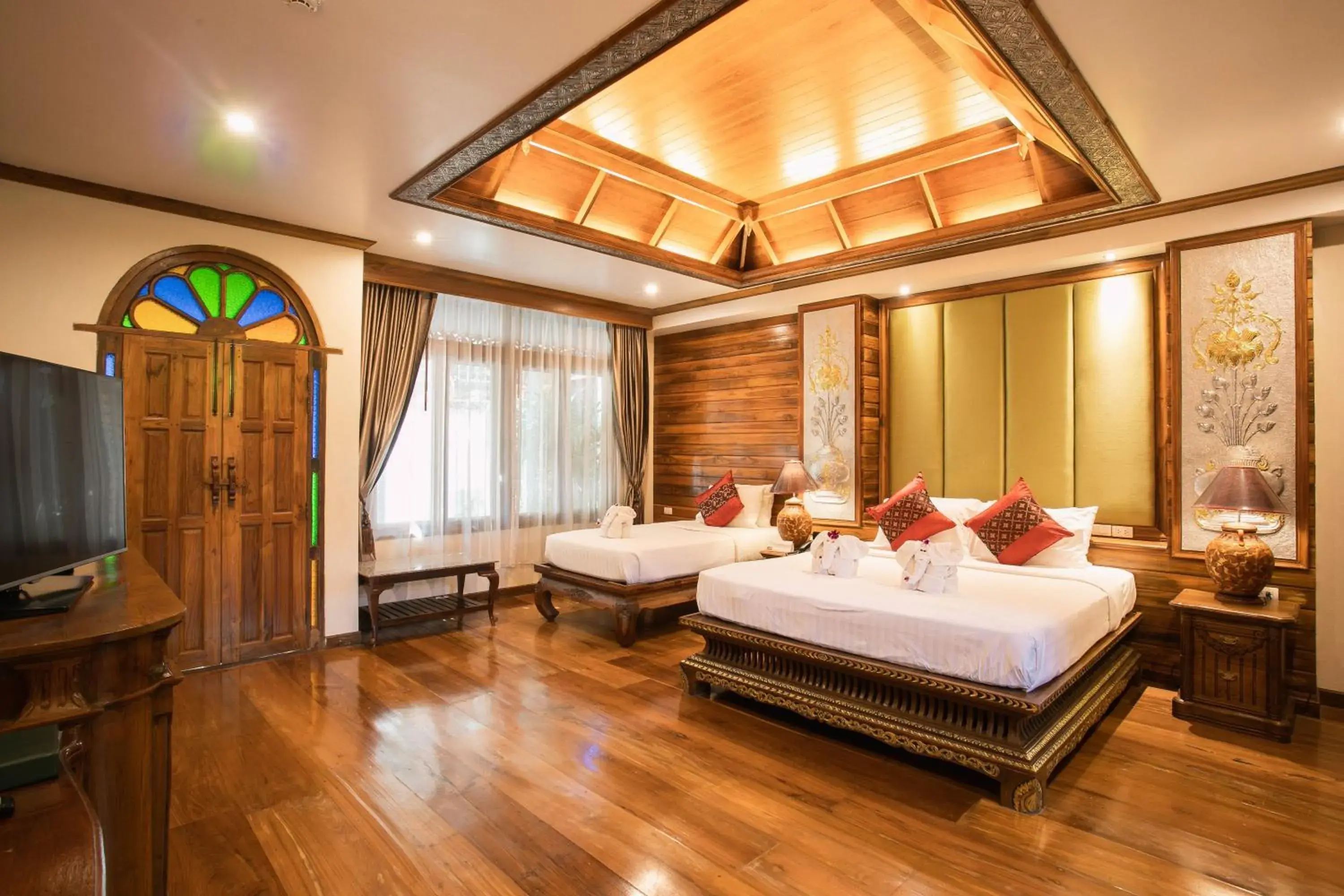 Superior Triple Room with Spa Bath in Pingviman Hotel Superior Triple Room with Spa Bath in Pingviman Hotel