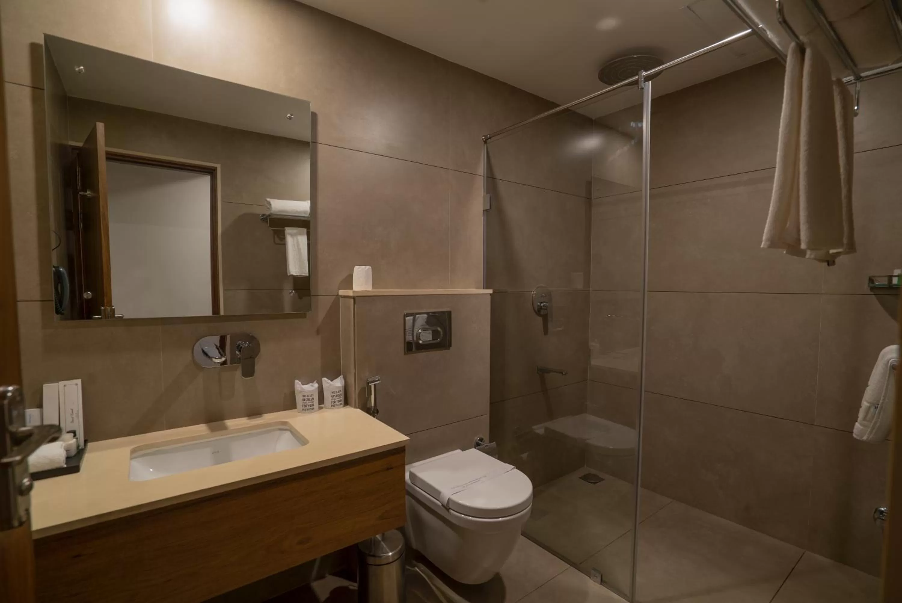 Shower in Surya Heritage Hotels