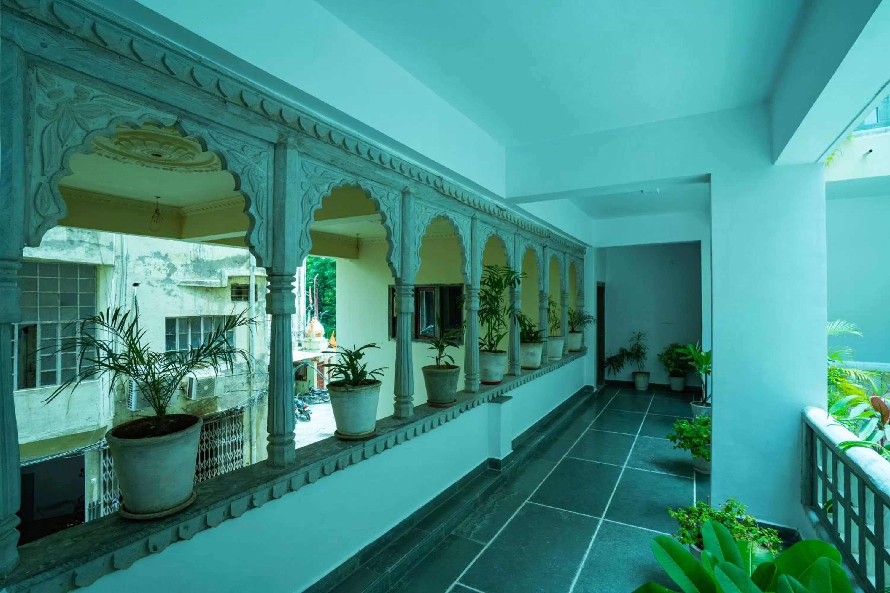 Patio in Tripli Hotels Shiv Villas