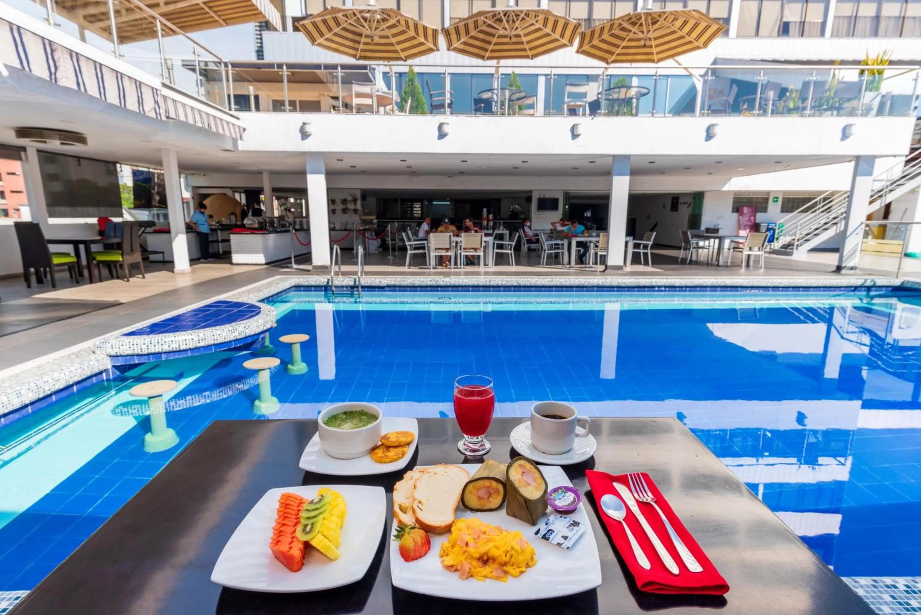 Swimming pool in Hotel Chicamocha
