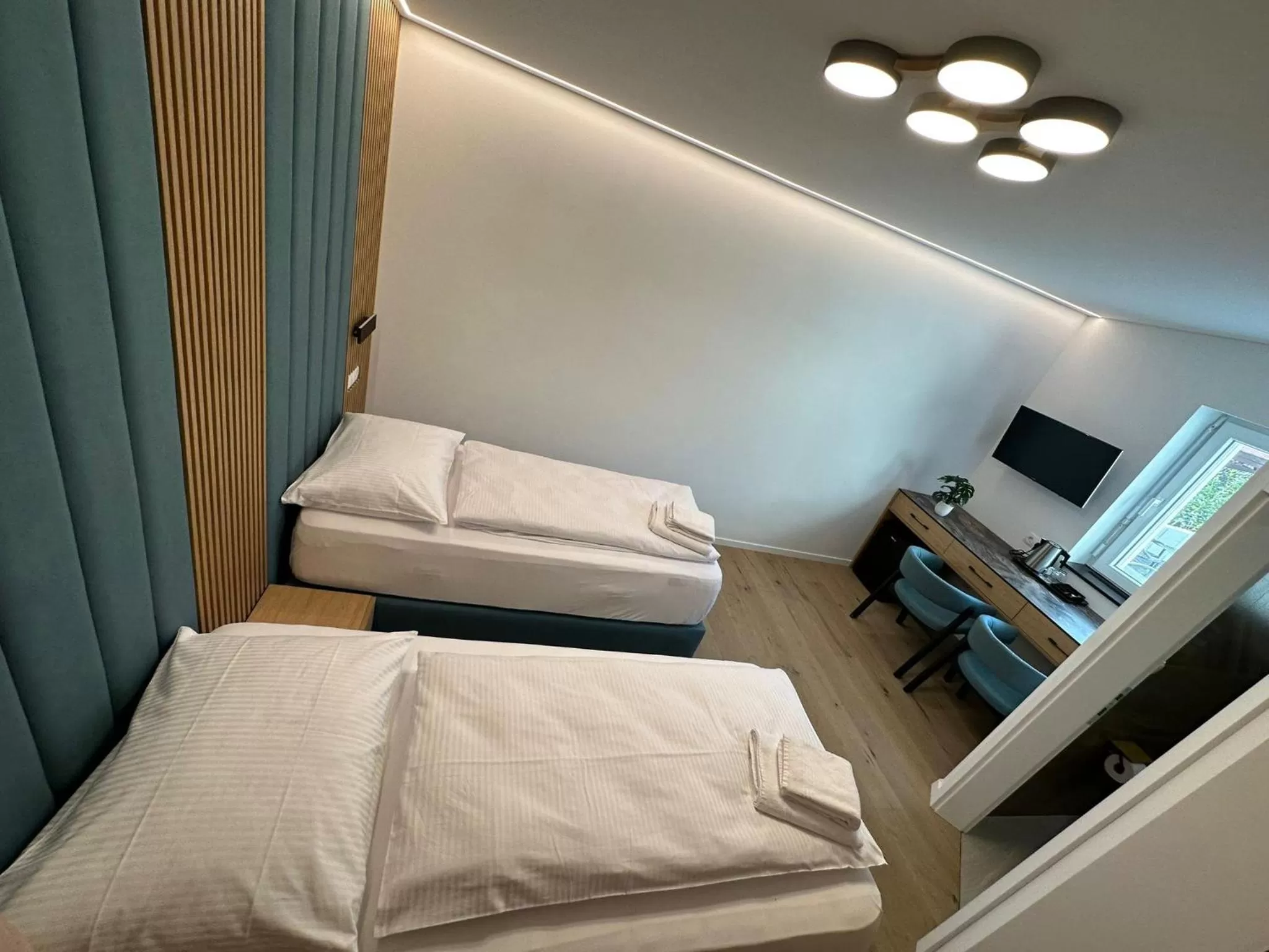 Photo of the whole room, Bed in Hotel Lottstetten