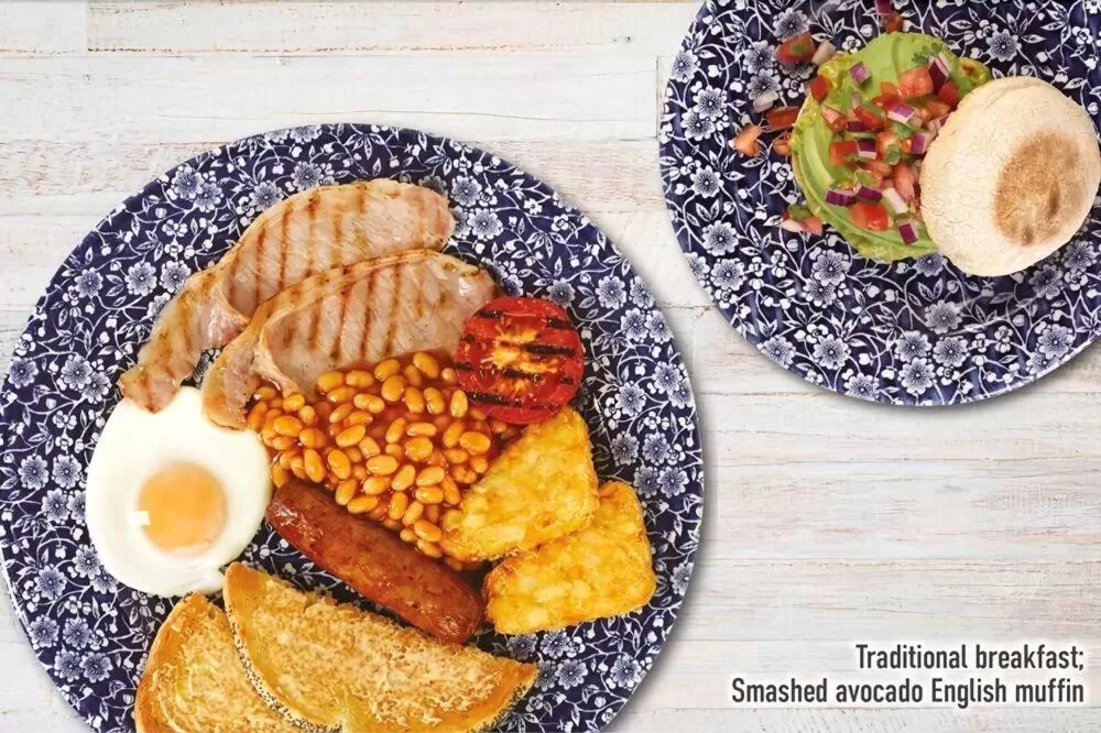 Food in The Hatchet Inn Wetherspoon