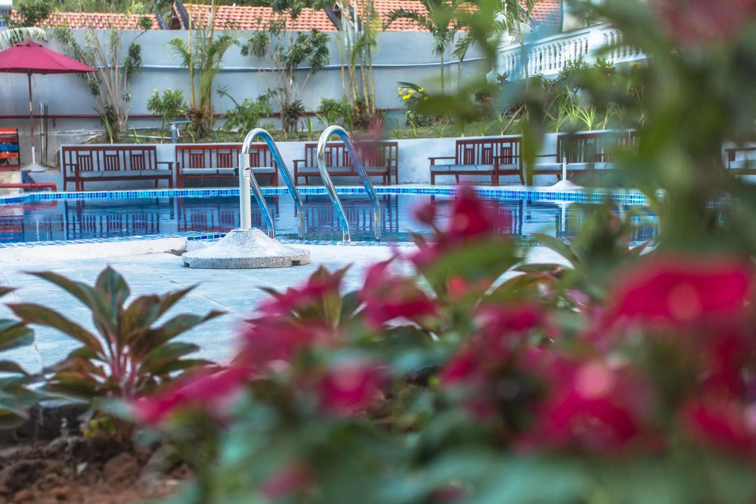Pool view in Phuong Binh House