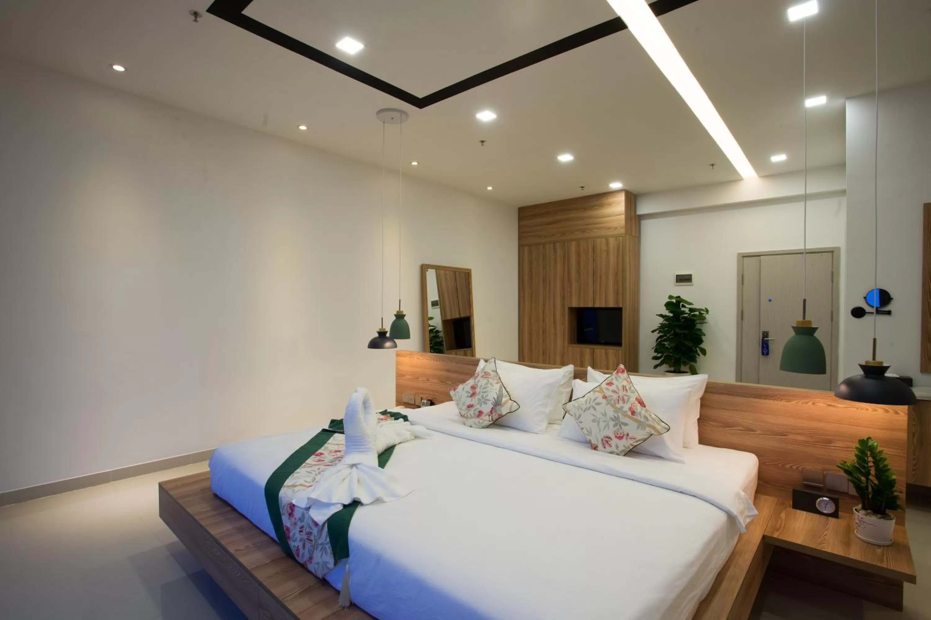 Bed in The Snowbell Hotel