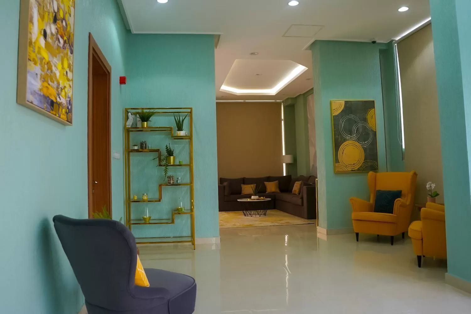 Lobby or reception in BHomed Salmiya