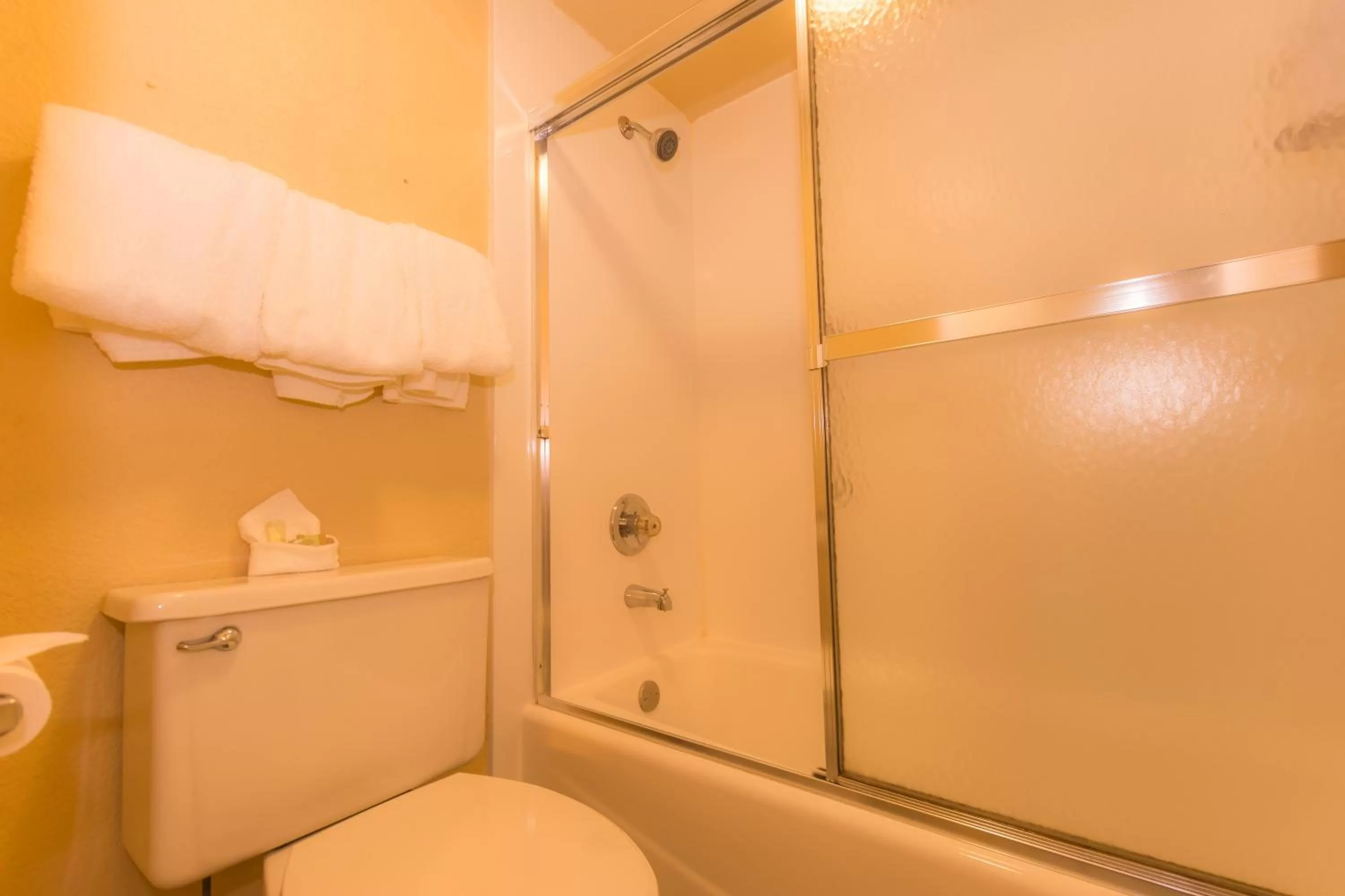 Bathroom in Super 8 by Wyndham Oklahoma Airport Fairgrounds West