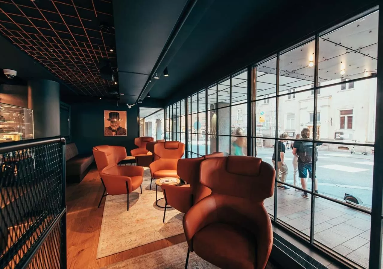 Seating area in Clarion Hotel Mestari