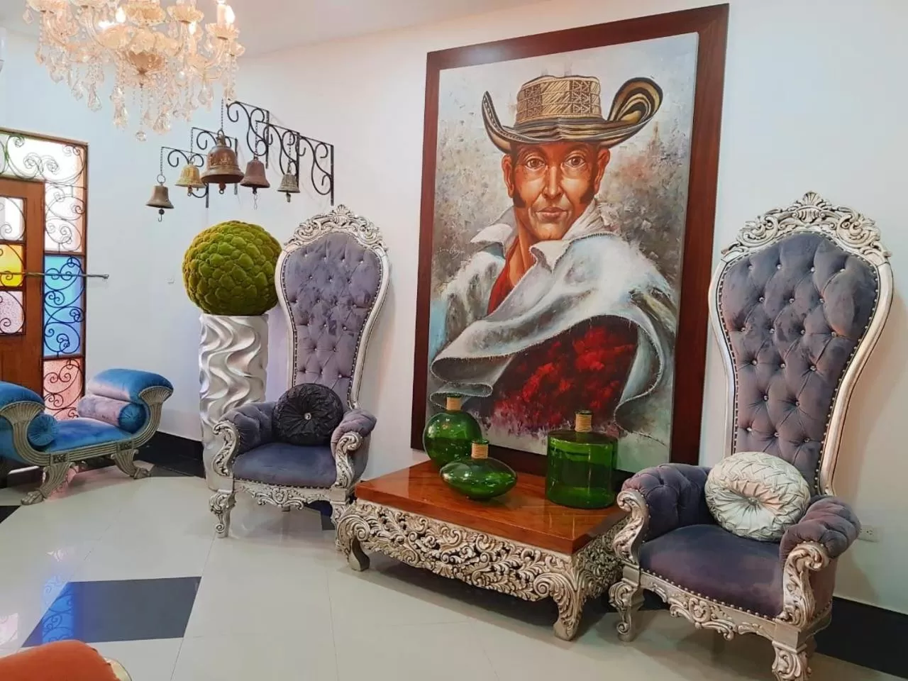 Lobby or reception in Hotel Boutique Campanario del Río