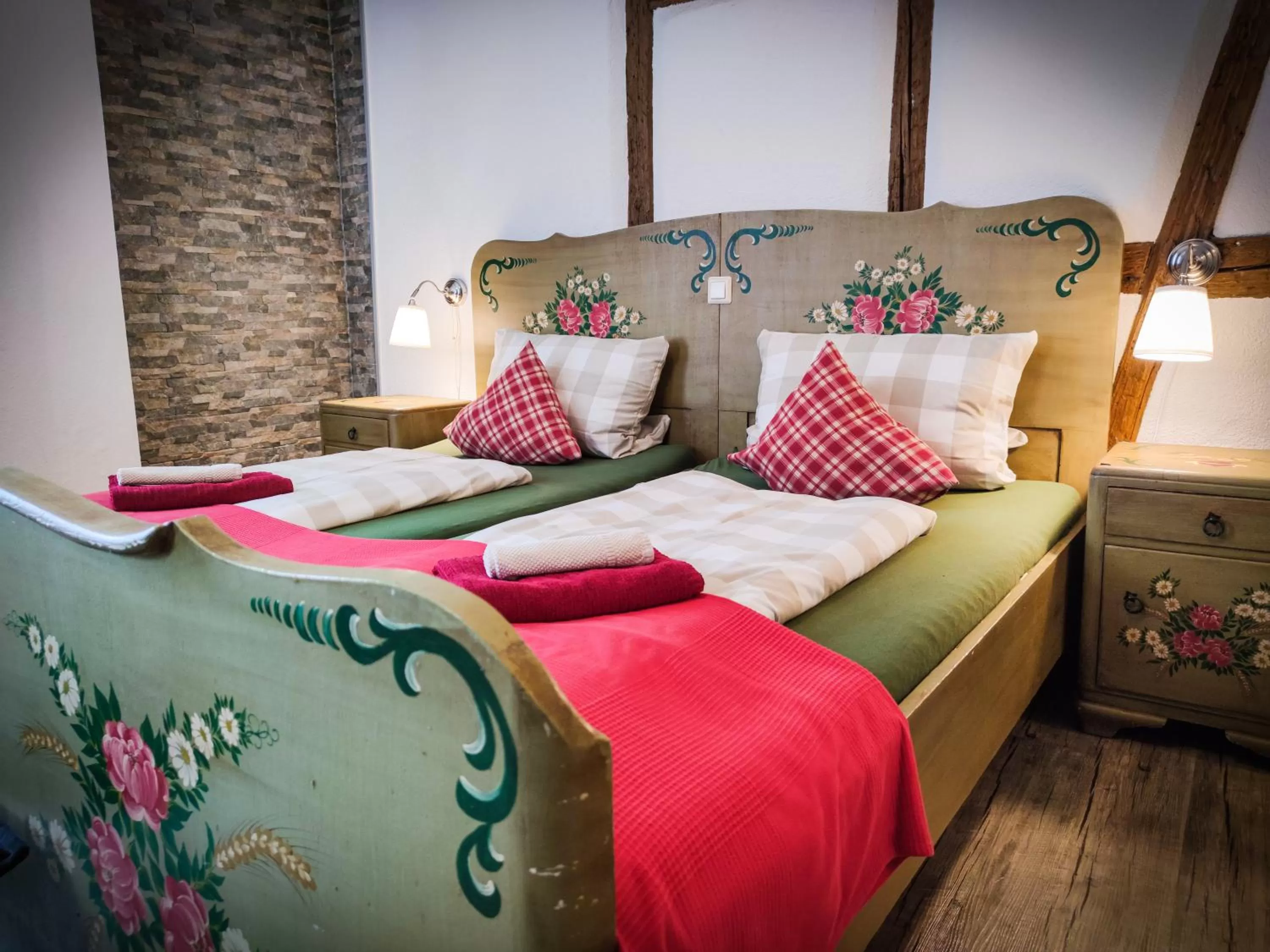 Bed in Hotel Landgasthof Sonne