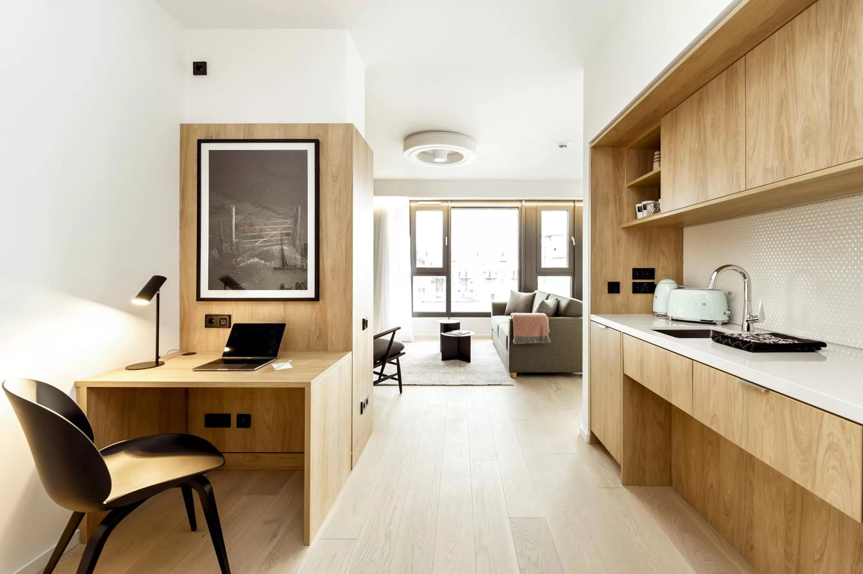 Kitchen or kitchenette in Wilde Aparthotels Berlin, Checkpoint Charlie