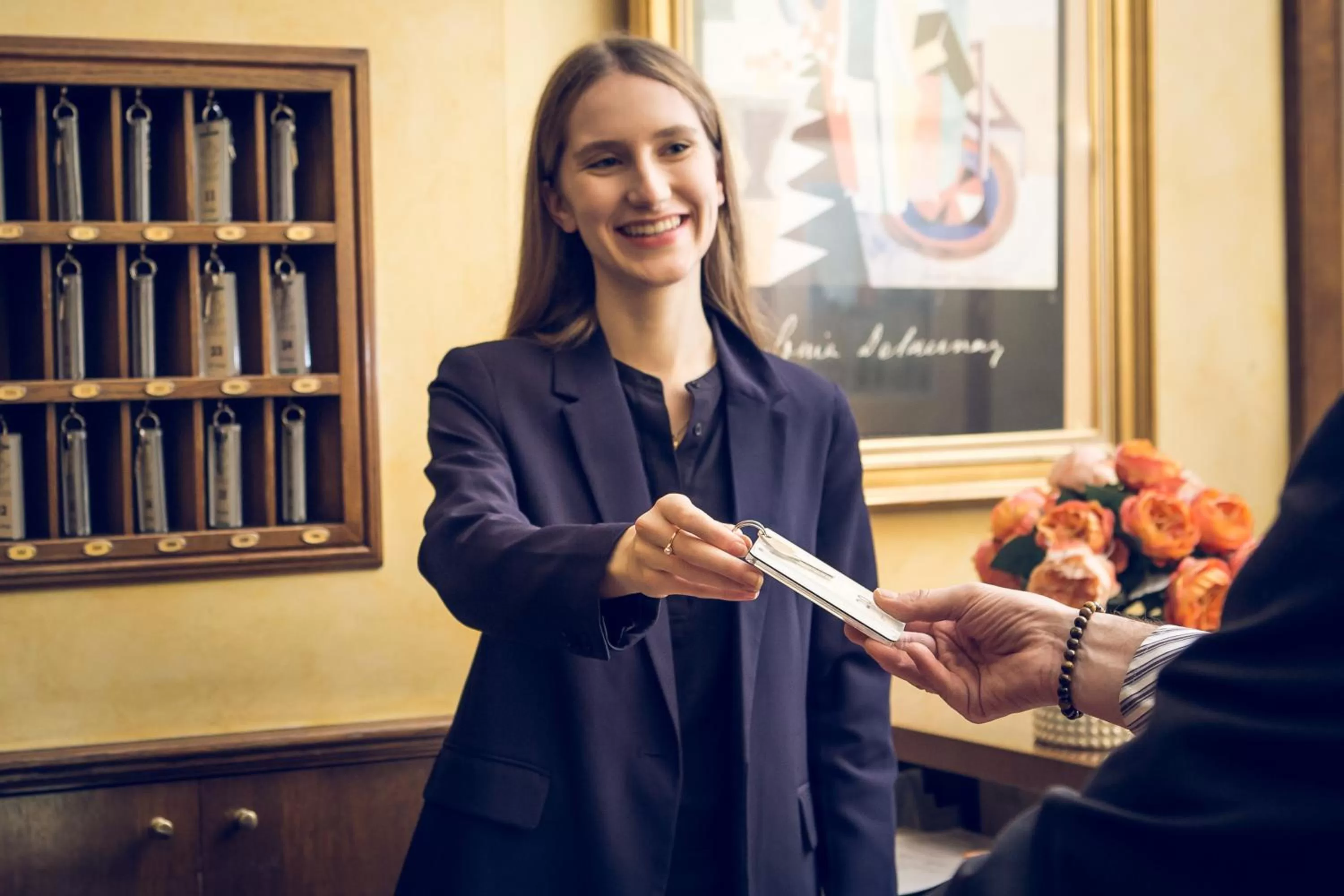 Lobby or reception in Hotel De La Paix