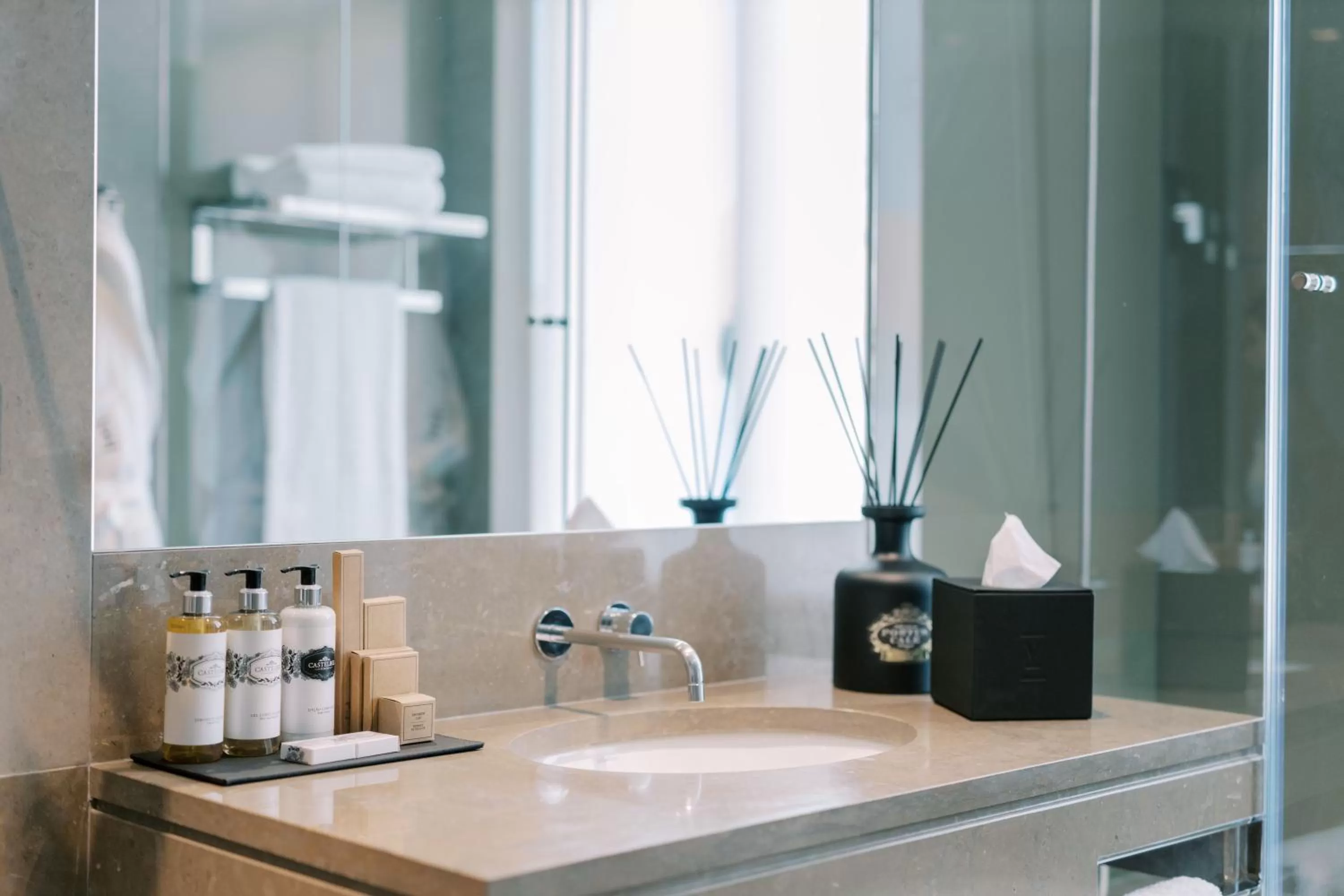 Bathroom in The Editory Artist Baixa Porto Hotel