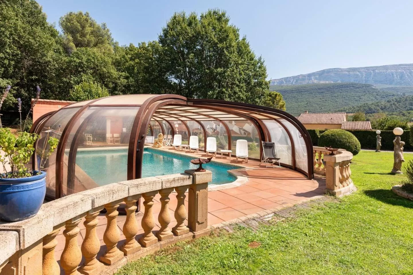 Garden in Chambre et table d'hôtes Villa Pomponette