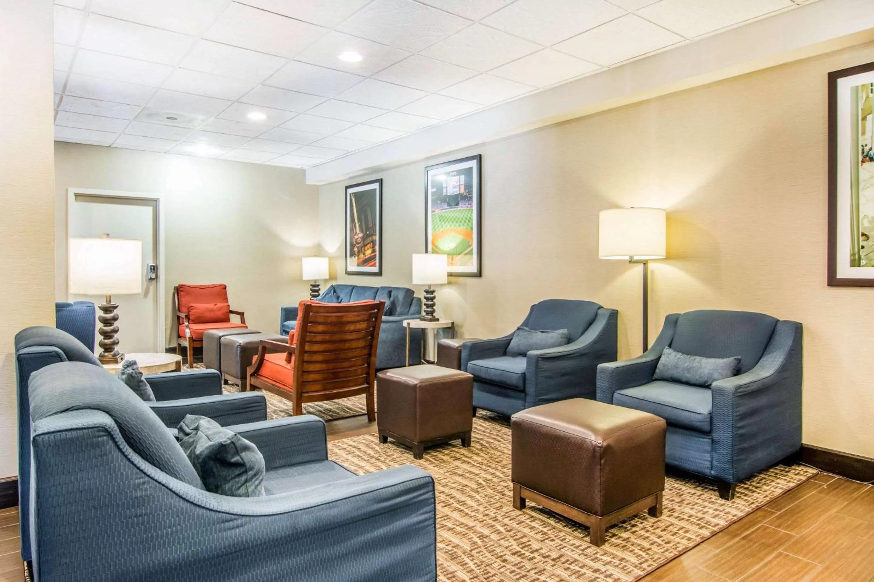 Lobby or reception in Comfort Inn Atlanta Downtown South