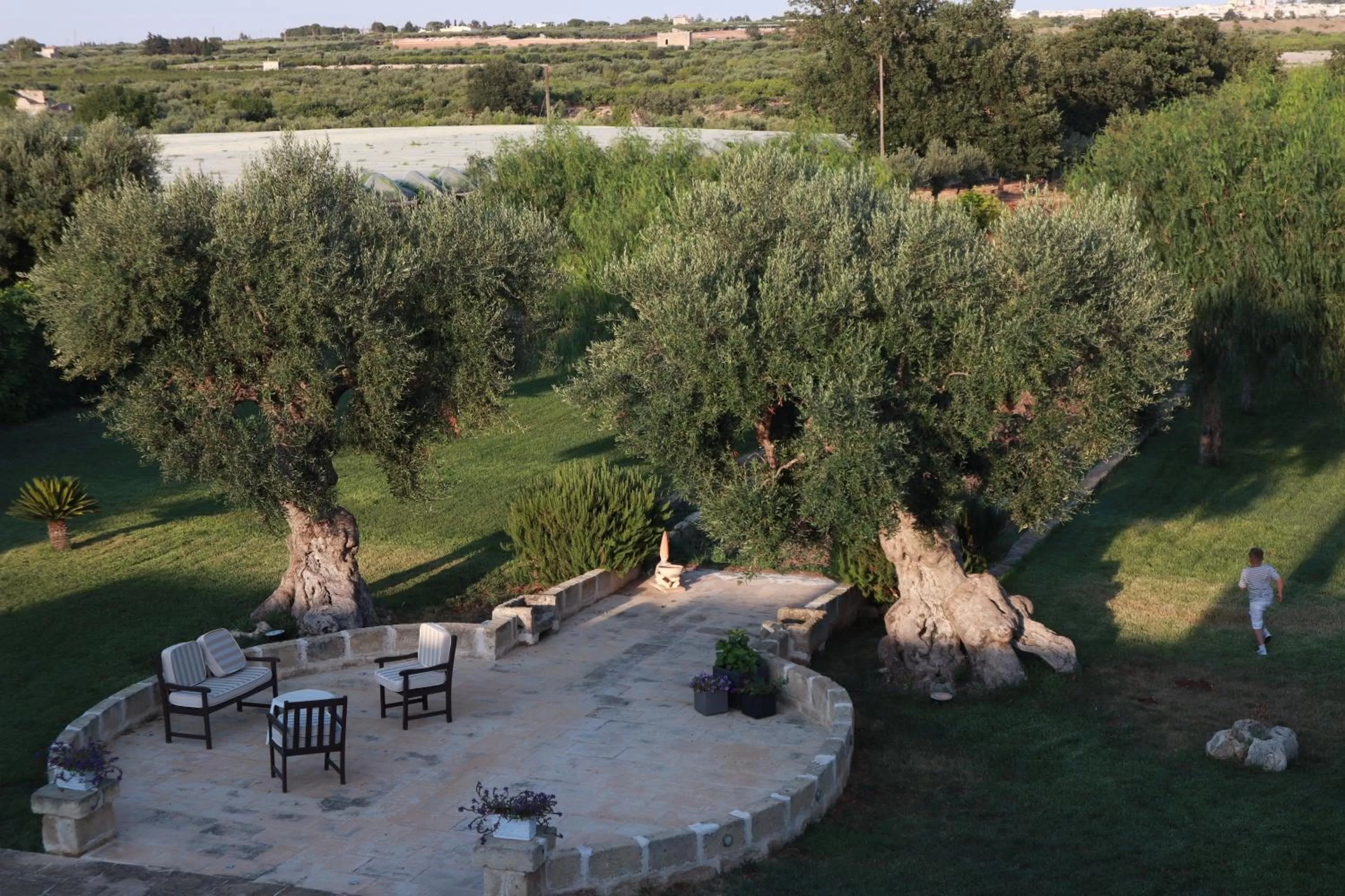 Patio in Agriturismo Masseria Alberotanza