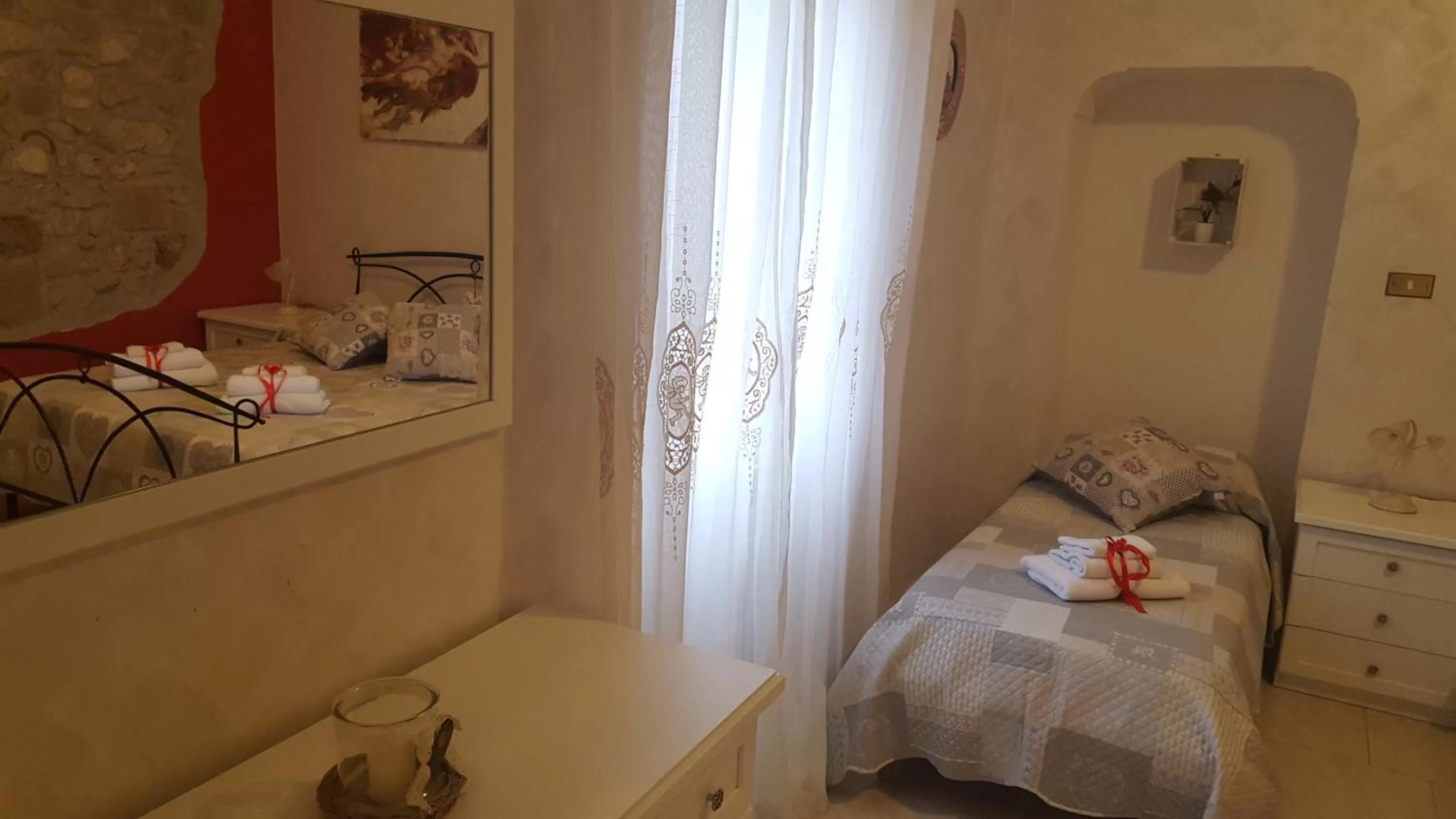 Bedroom, Bed in B&B Casale Shanti