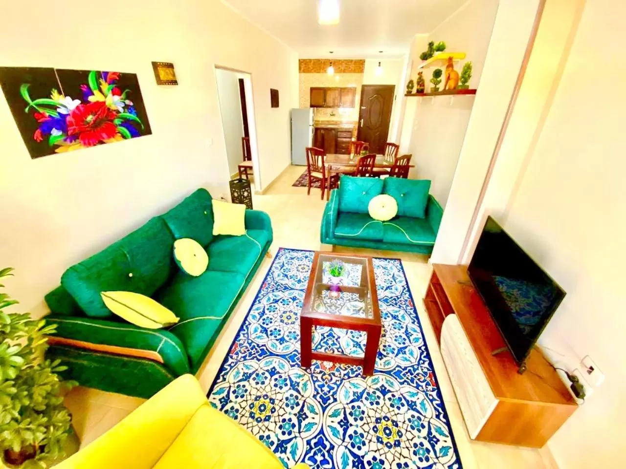 Seating Area in Charbel apartments