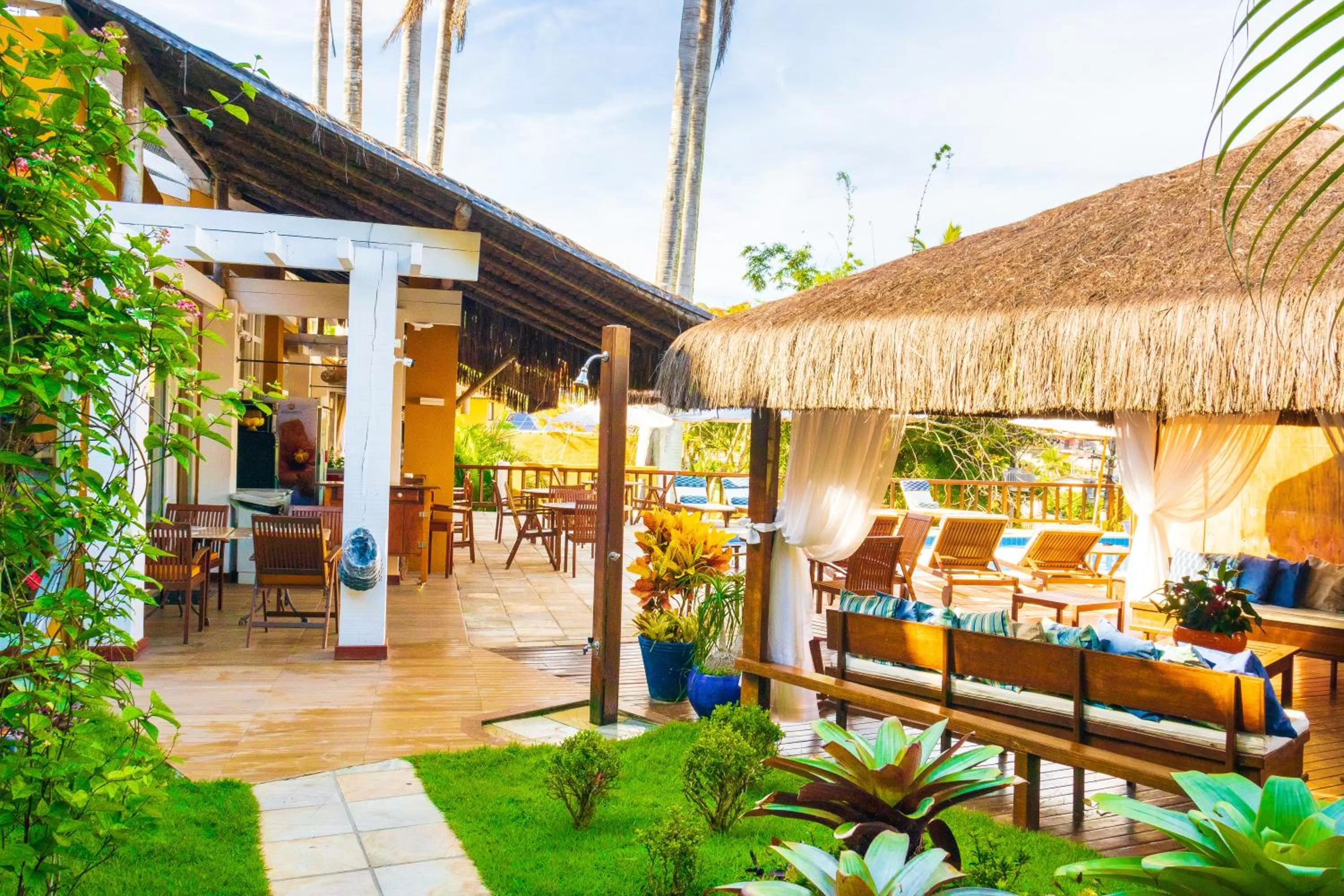 Patio in Bahiamarela Boutique Hotel & SPA