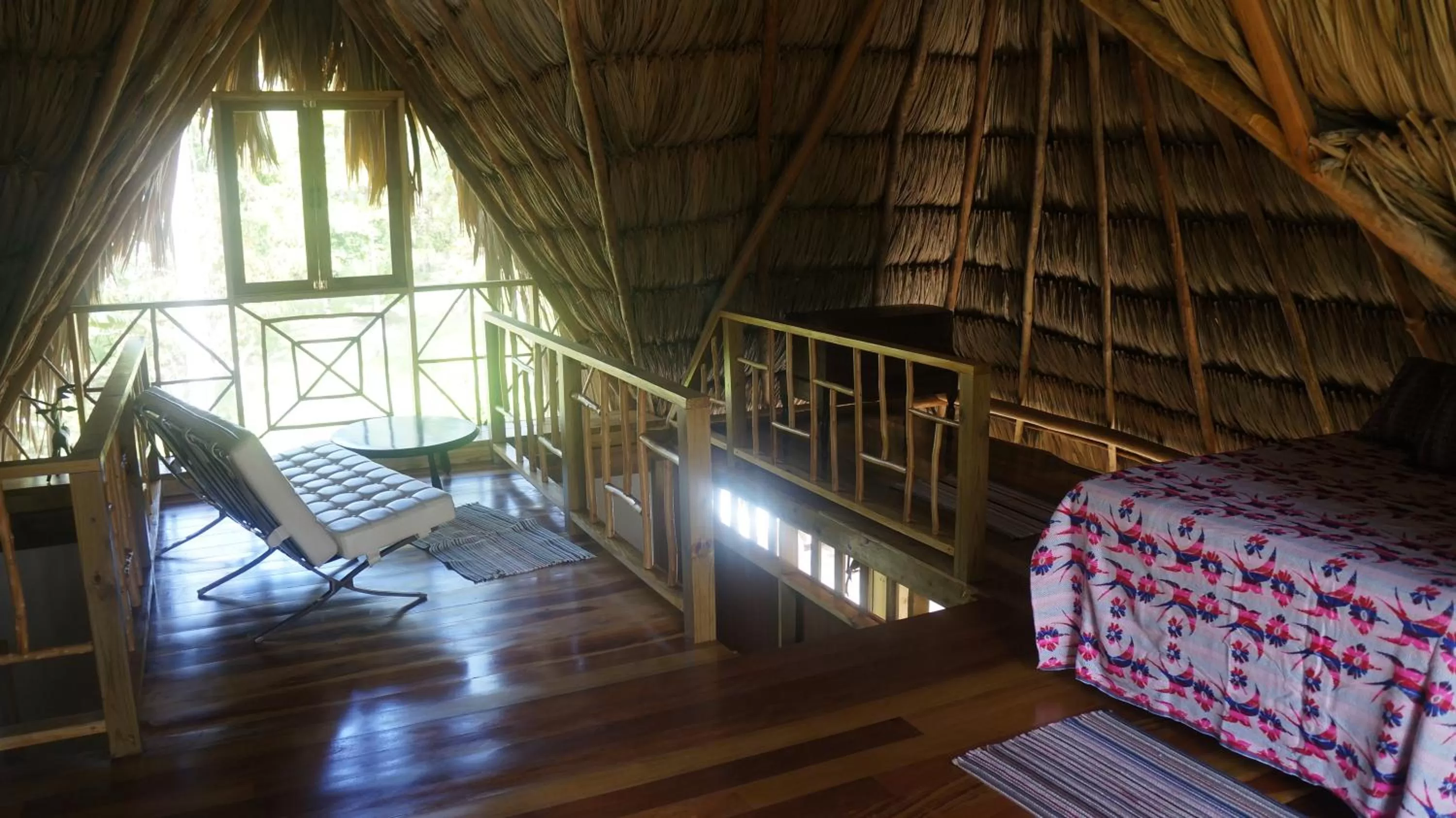 Bed in Pine Ridge Lodge