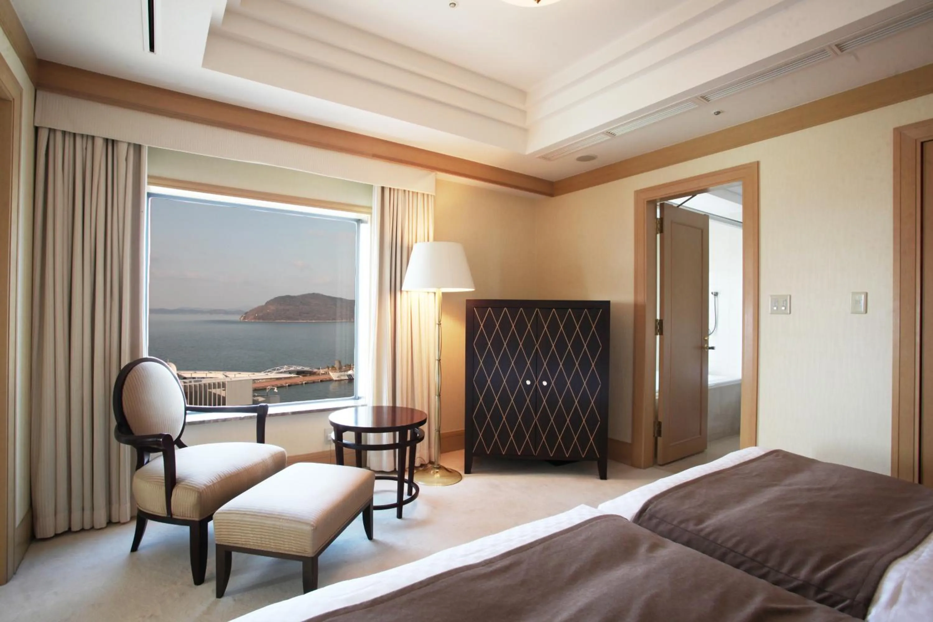 Photo of the whole room, Bed in JR Hotel Clement Takamatsu