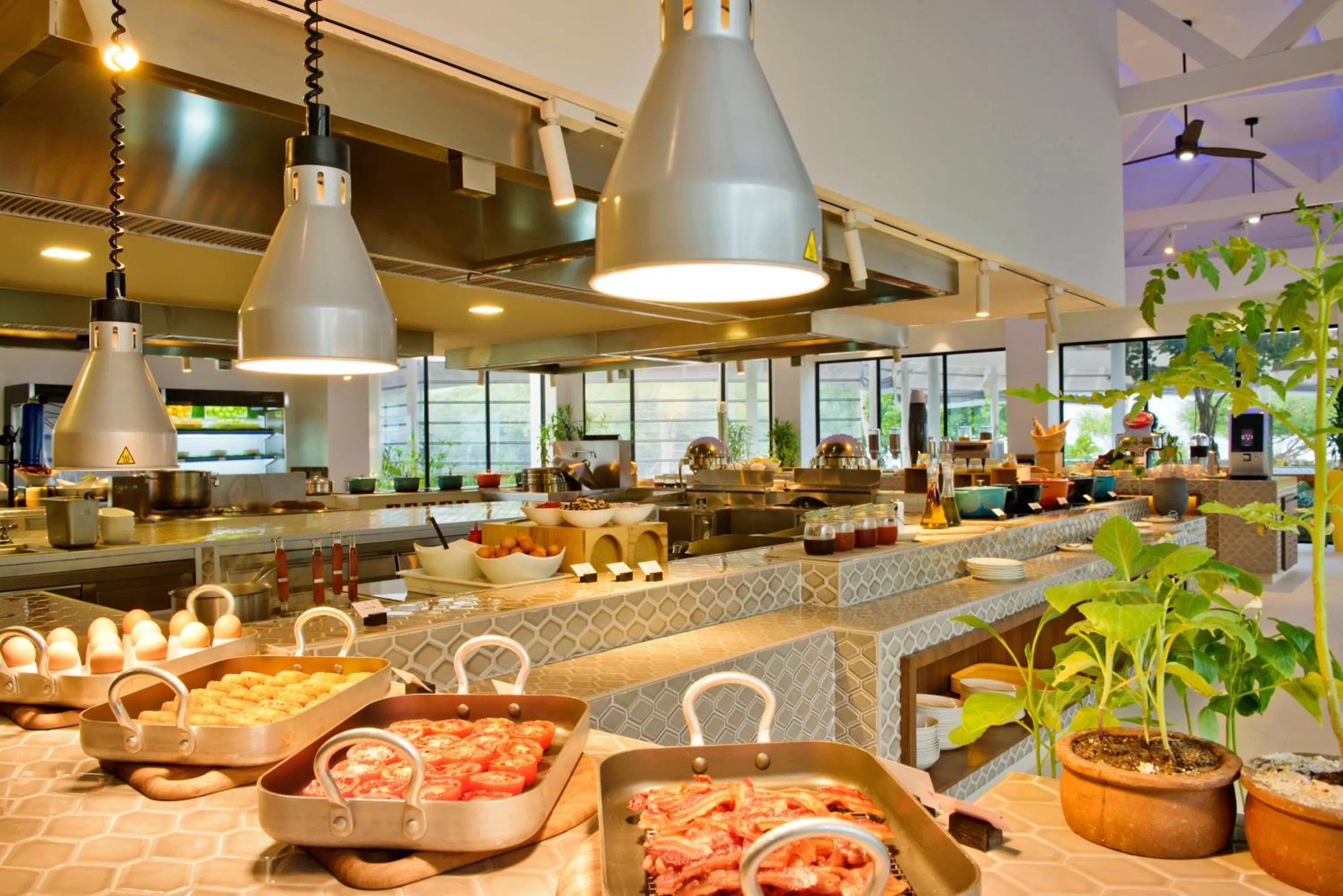 Buffet breakfast in Kandima Maldives - 50 Percent Off Return Domestic Flights for stays of 4 nights or more between 11th April 2026 to 31st October 2026