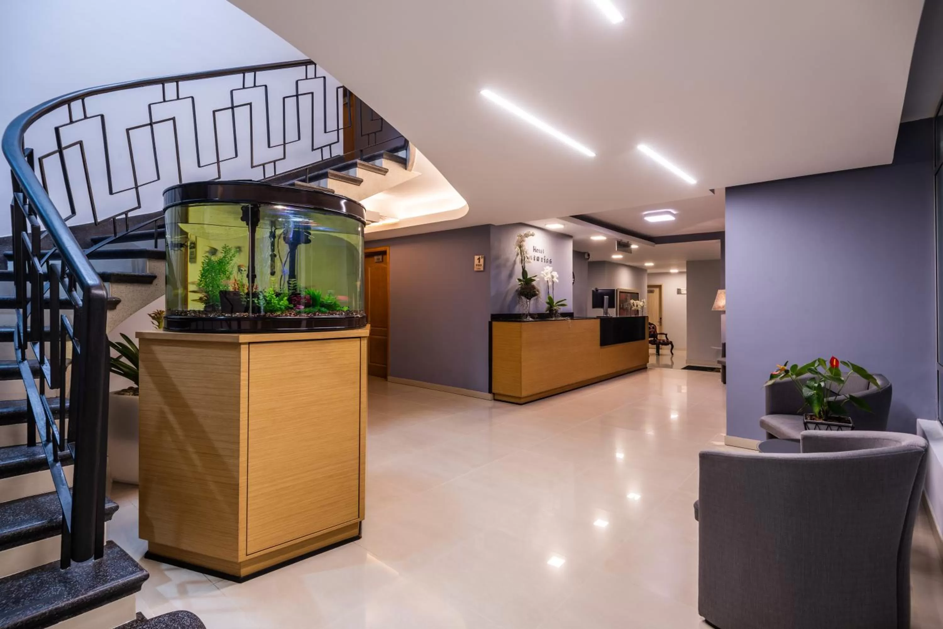 Living room in Hotel Asturias Medellin