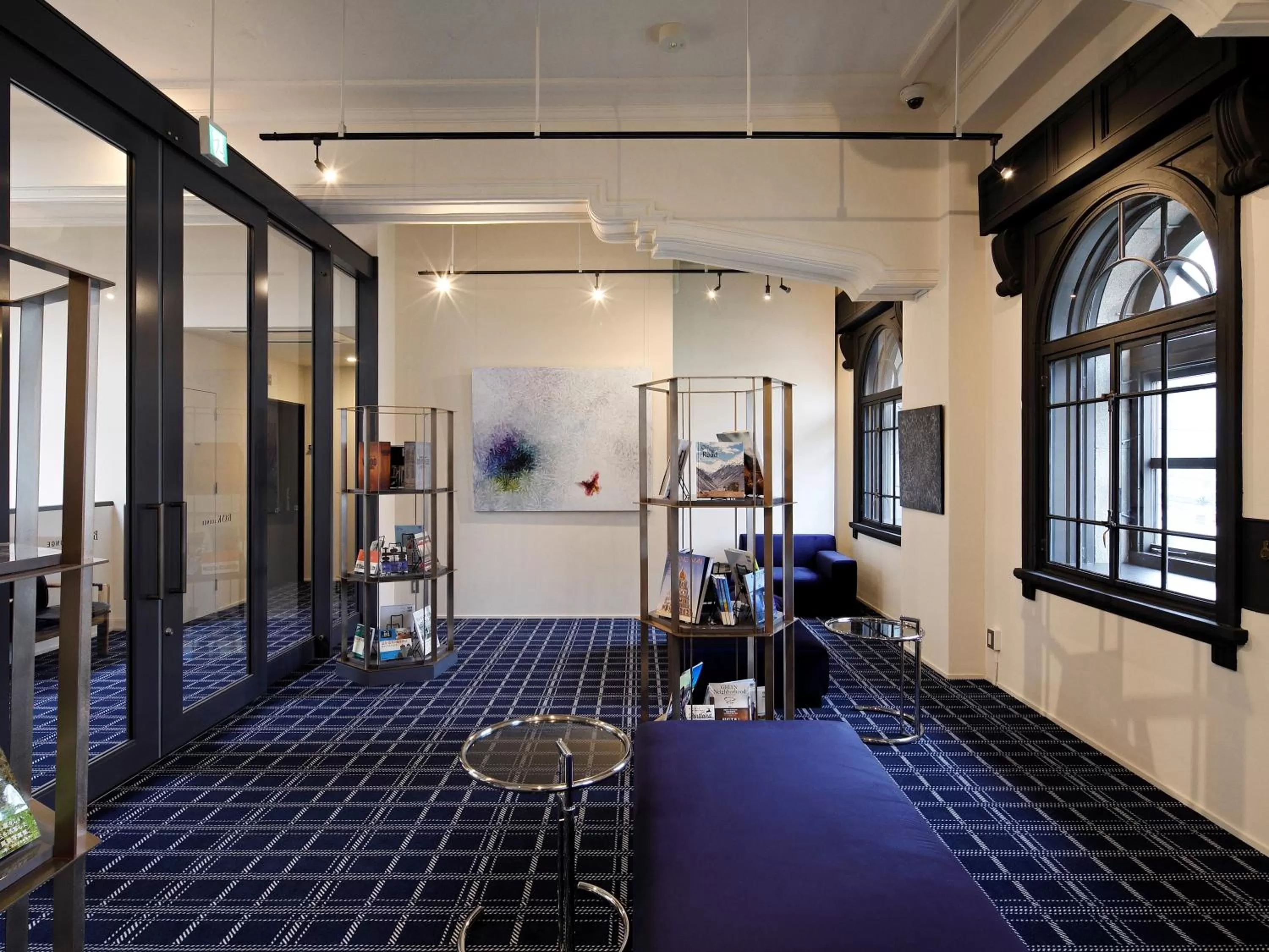 Communal lounge/ TV room in HakoBA Hakodate by THE SHARE HOTELS