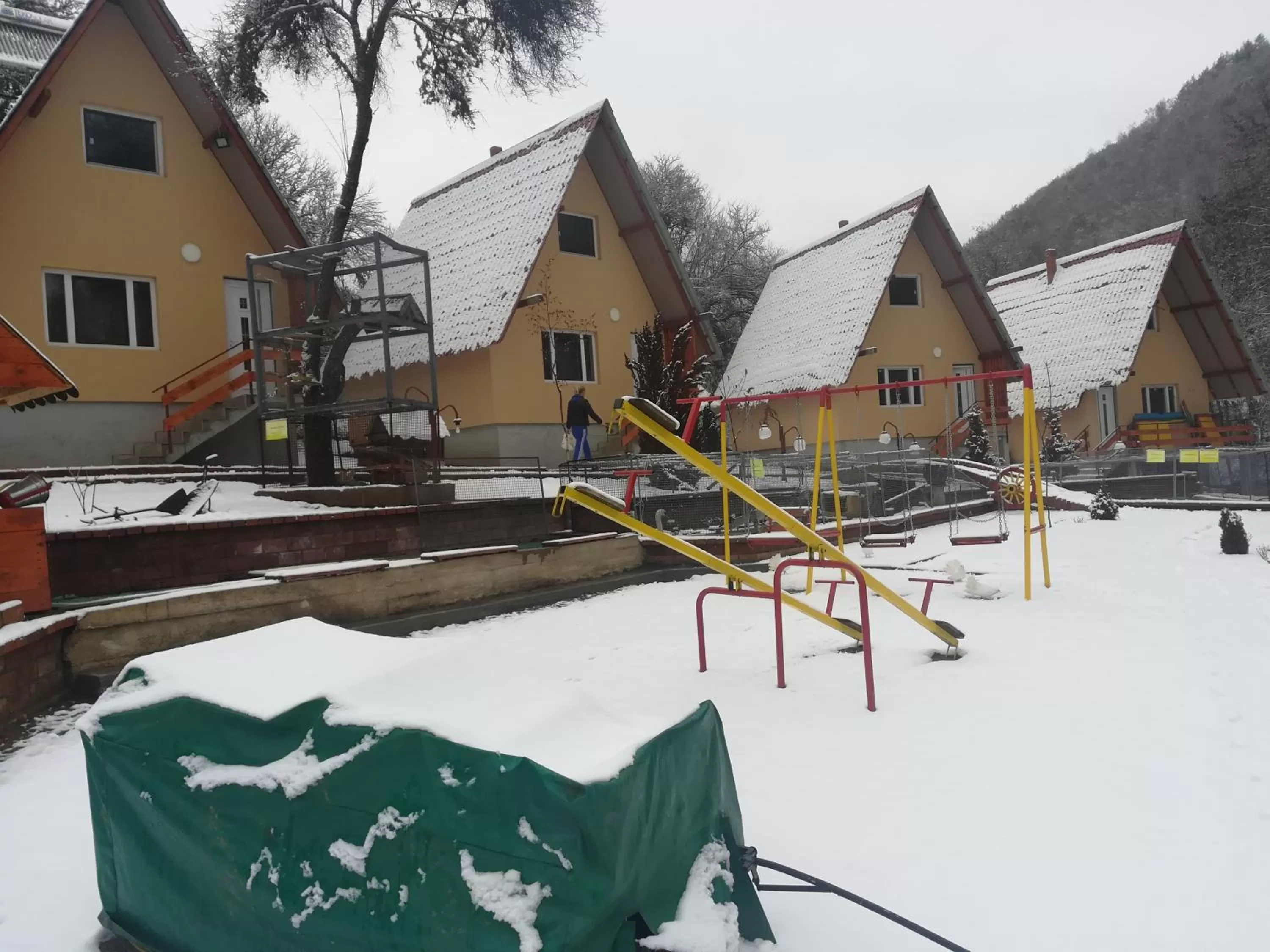 Winter in Etno selo Vile Jefimija, selo Preobrazenje, Vranje