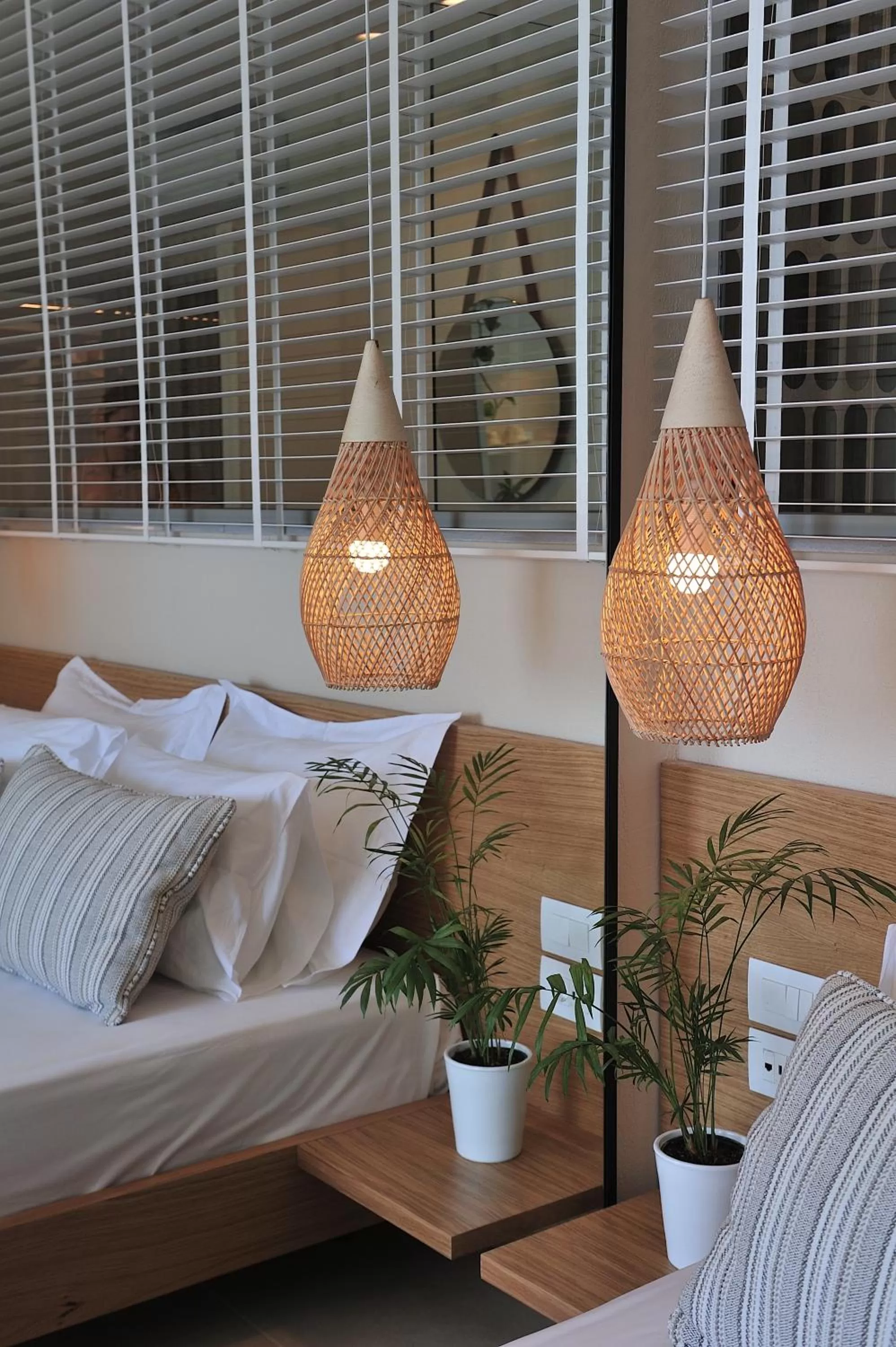 Bed in Salty Wave Suites