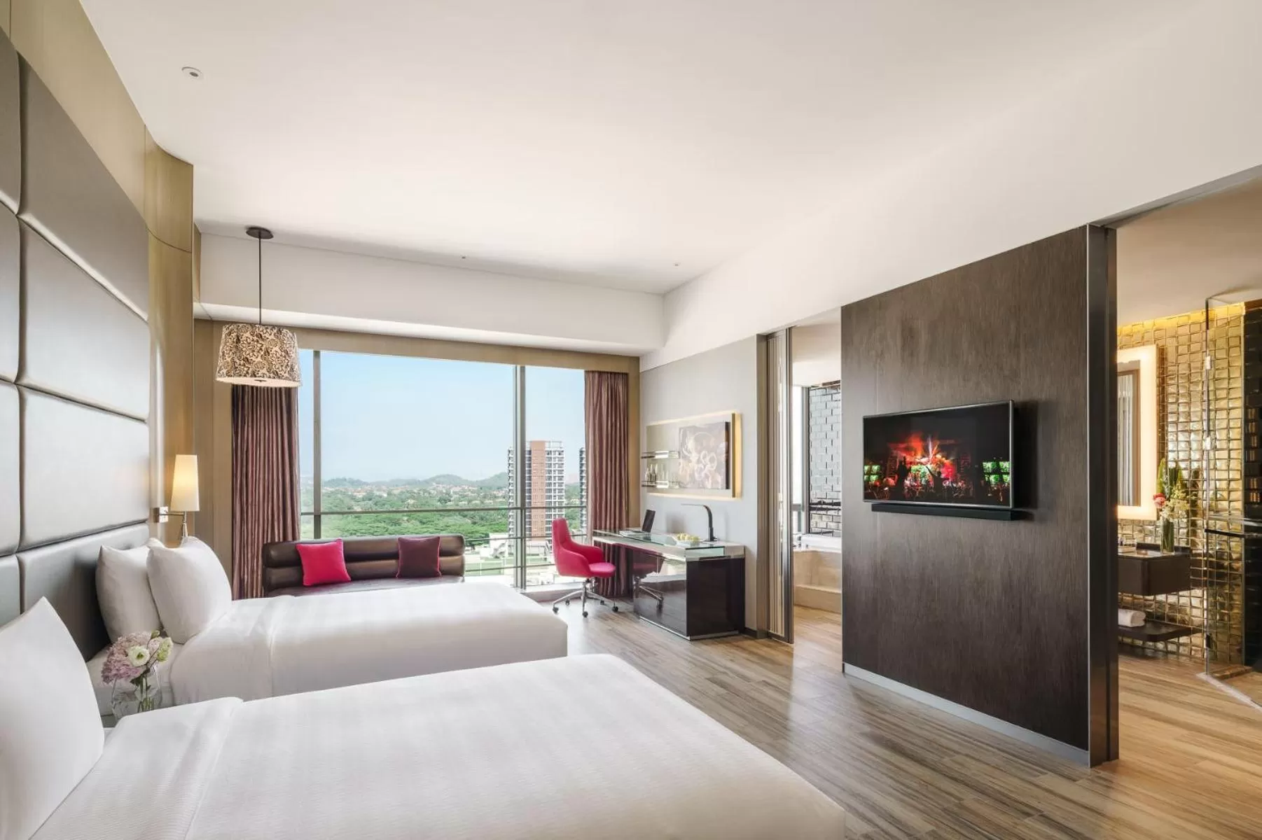 Bedroom, Bed in Hard Rock Hotel Shenzhen