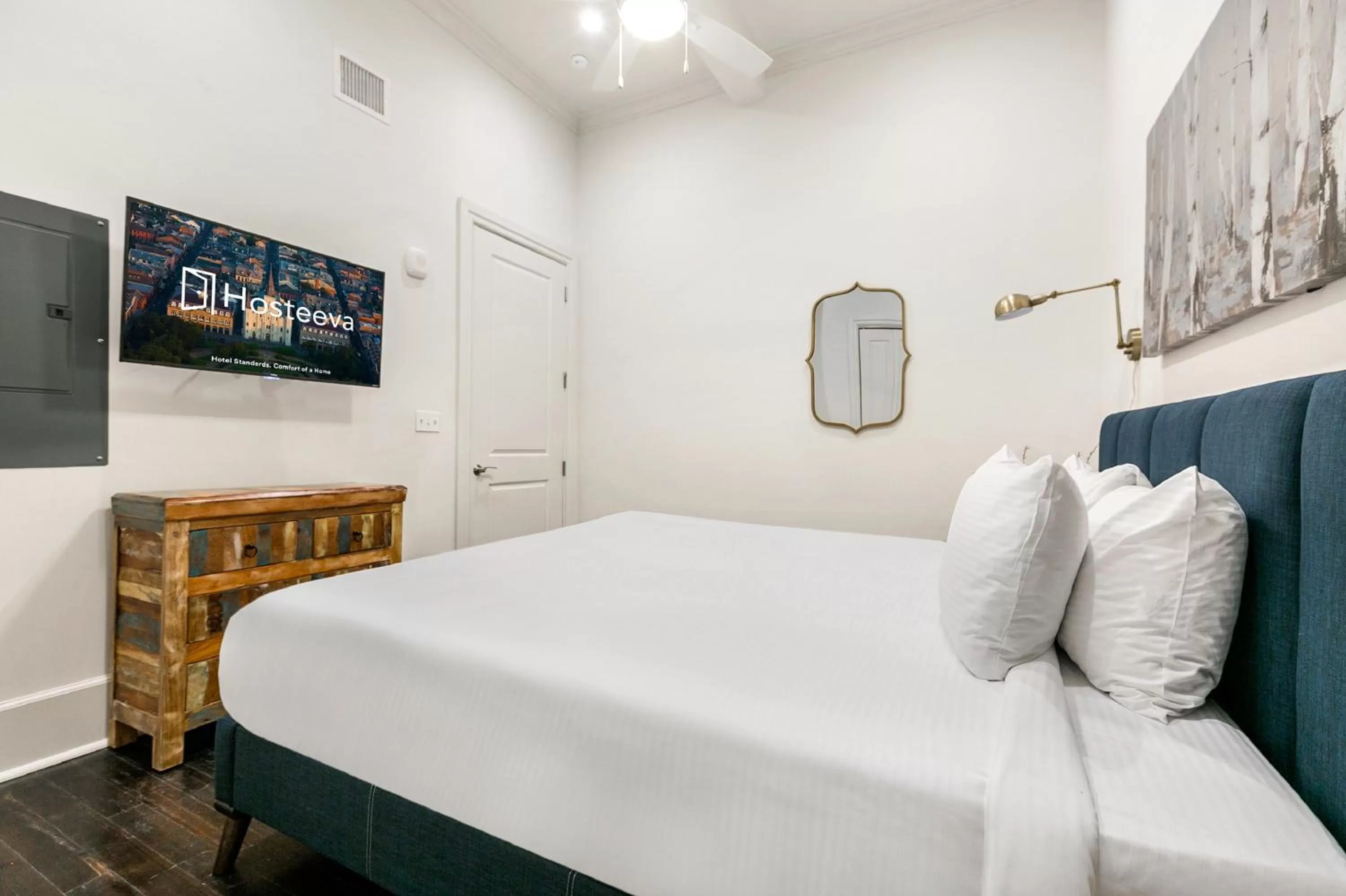 Bedroom, Bed in 1 and 2 BR Private Condos Steps Away From French Quarter