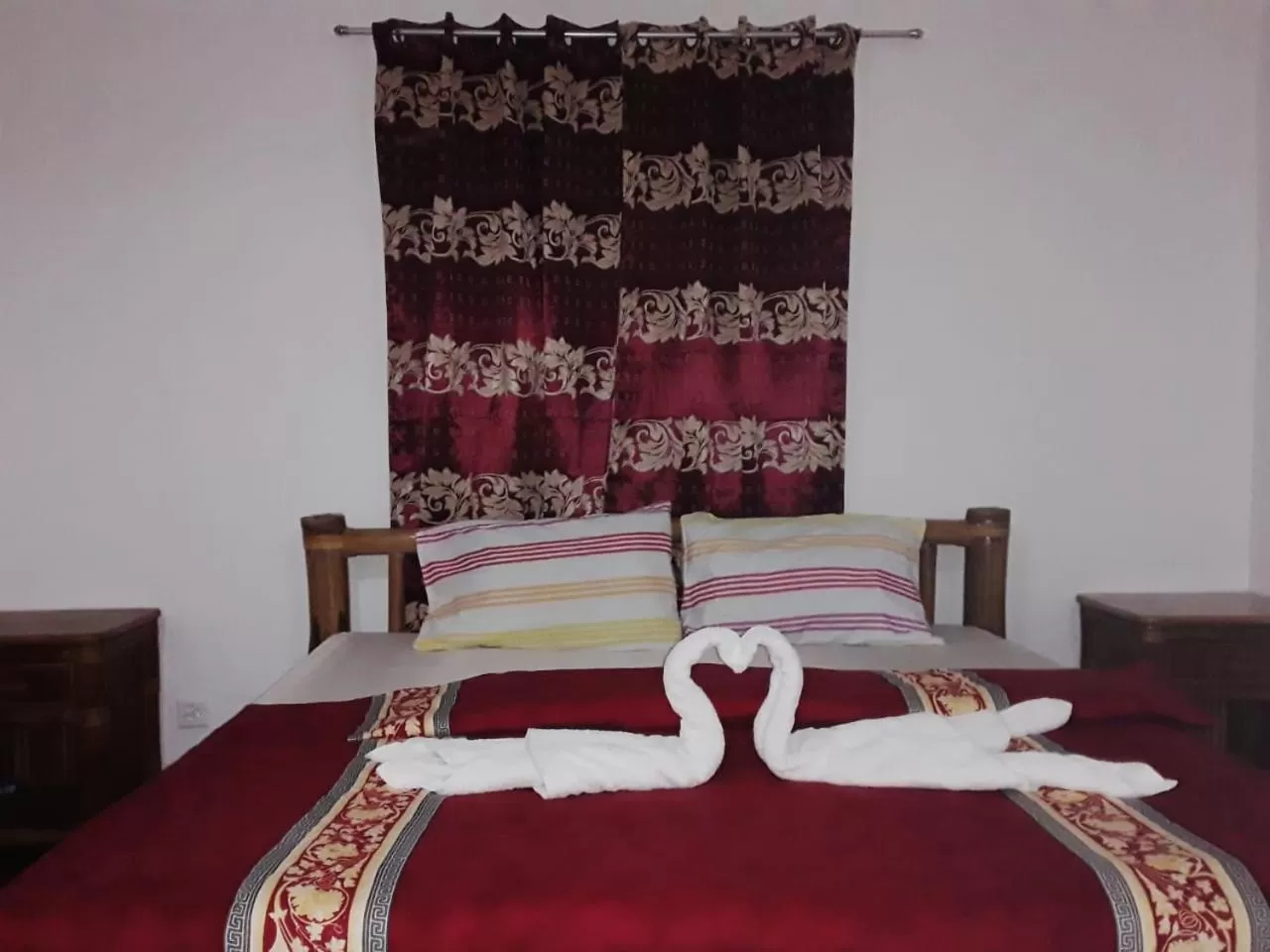 Bed in Tauig Beach Resort