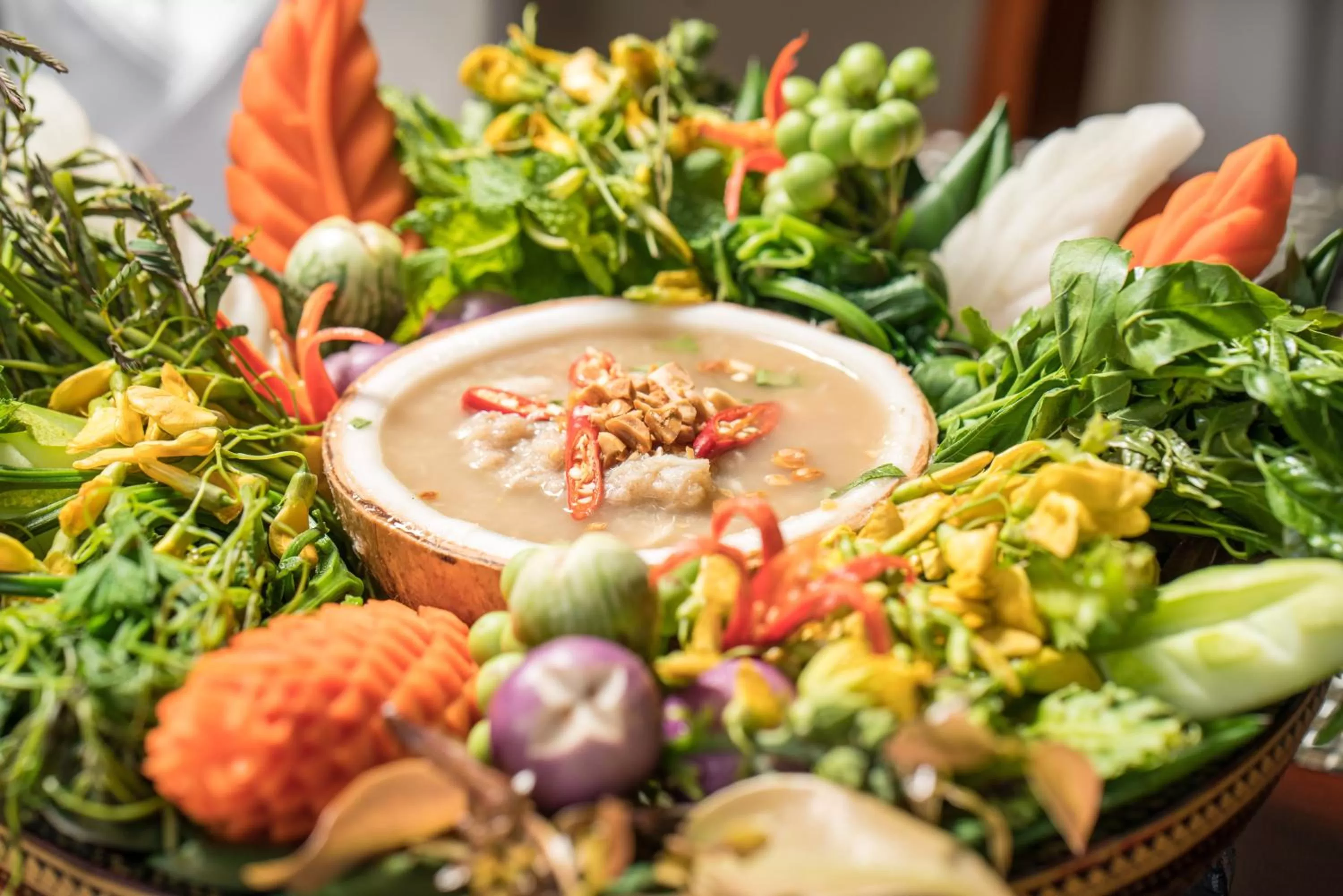 Food close-up in Angkor Holiday Hotel